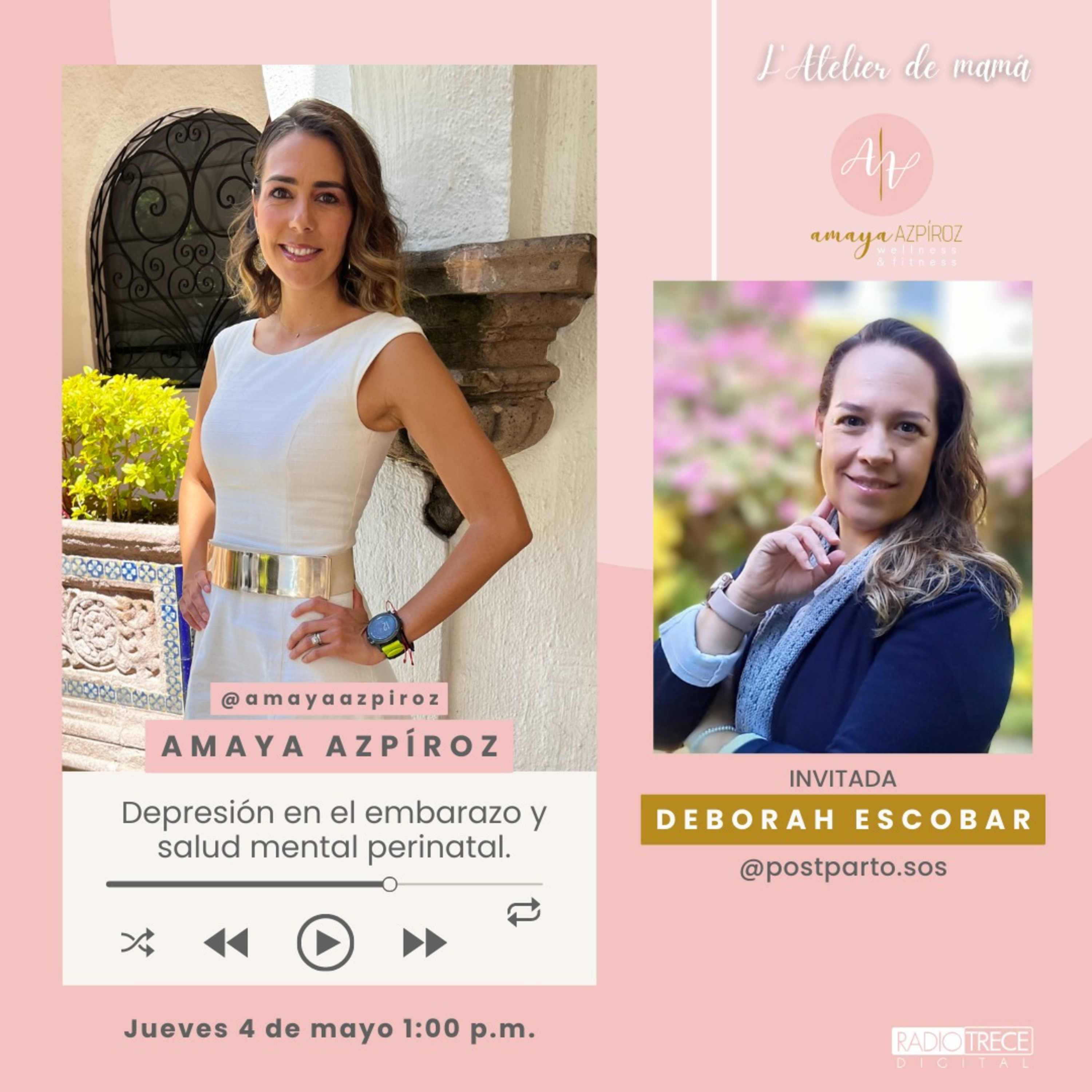 L'Atelier de mamá: Depresión en el embarazo y salud mental peri natal episode artwork