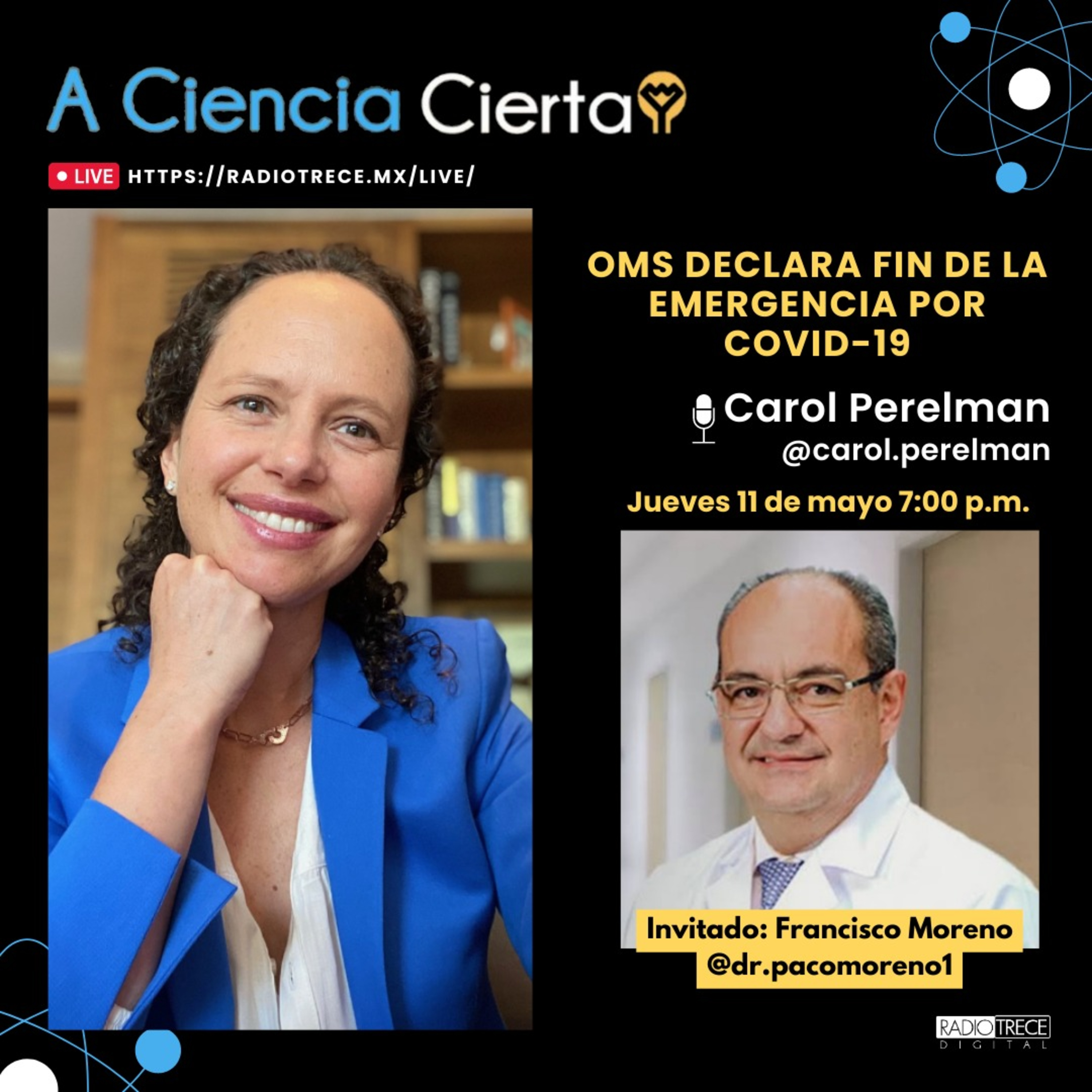 A Ciencia Cierta: OMS declara fin de la emergencia por Covid-19 episode artwork