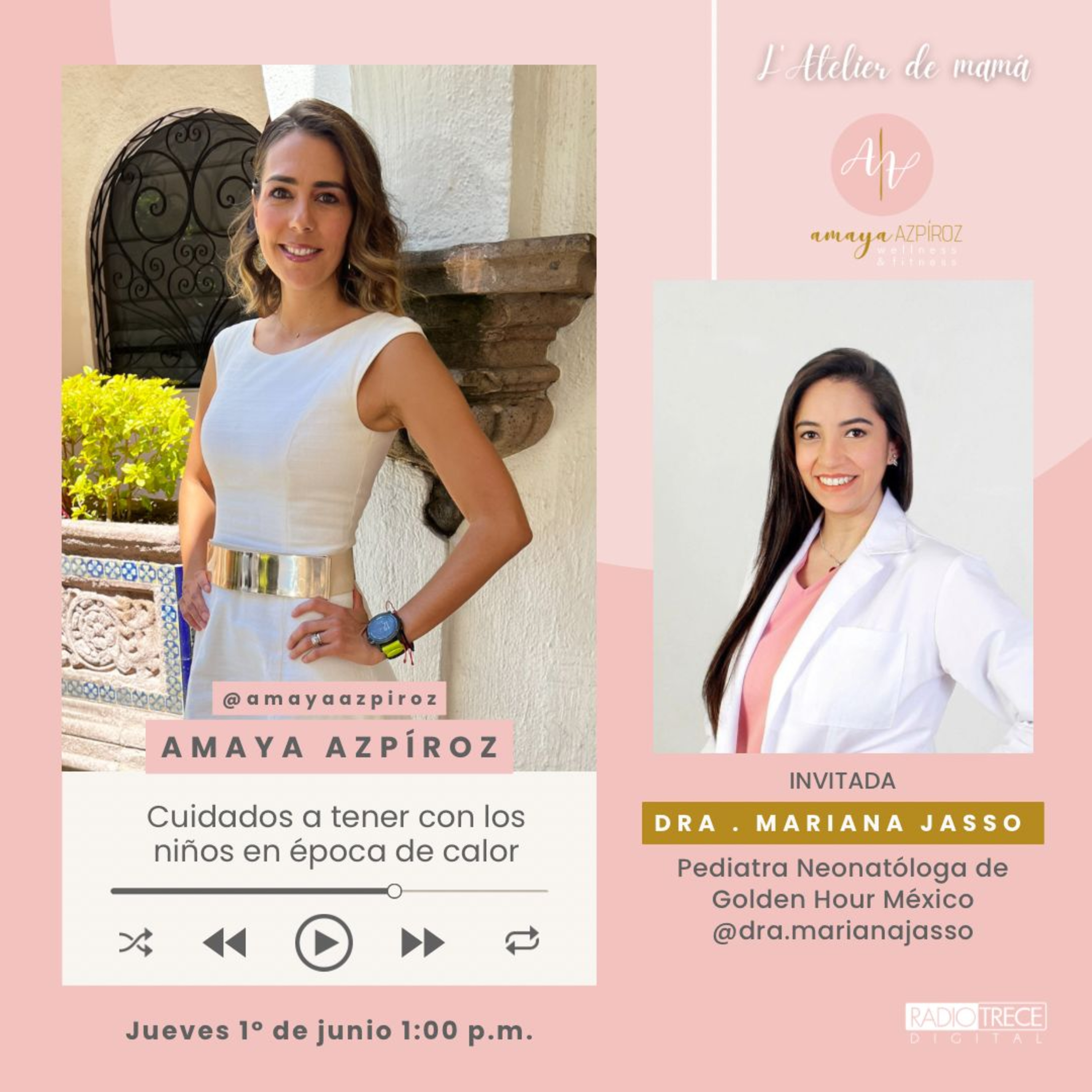 L' Atelier de mamá: Cuidados a tener con los niños en época de calor  episode artwork