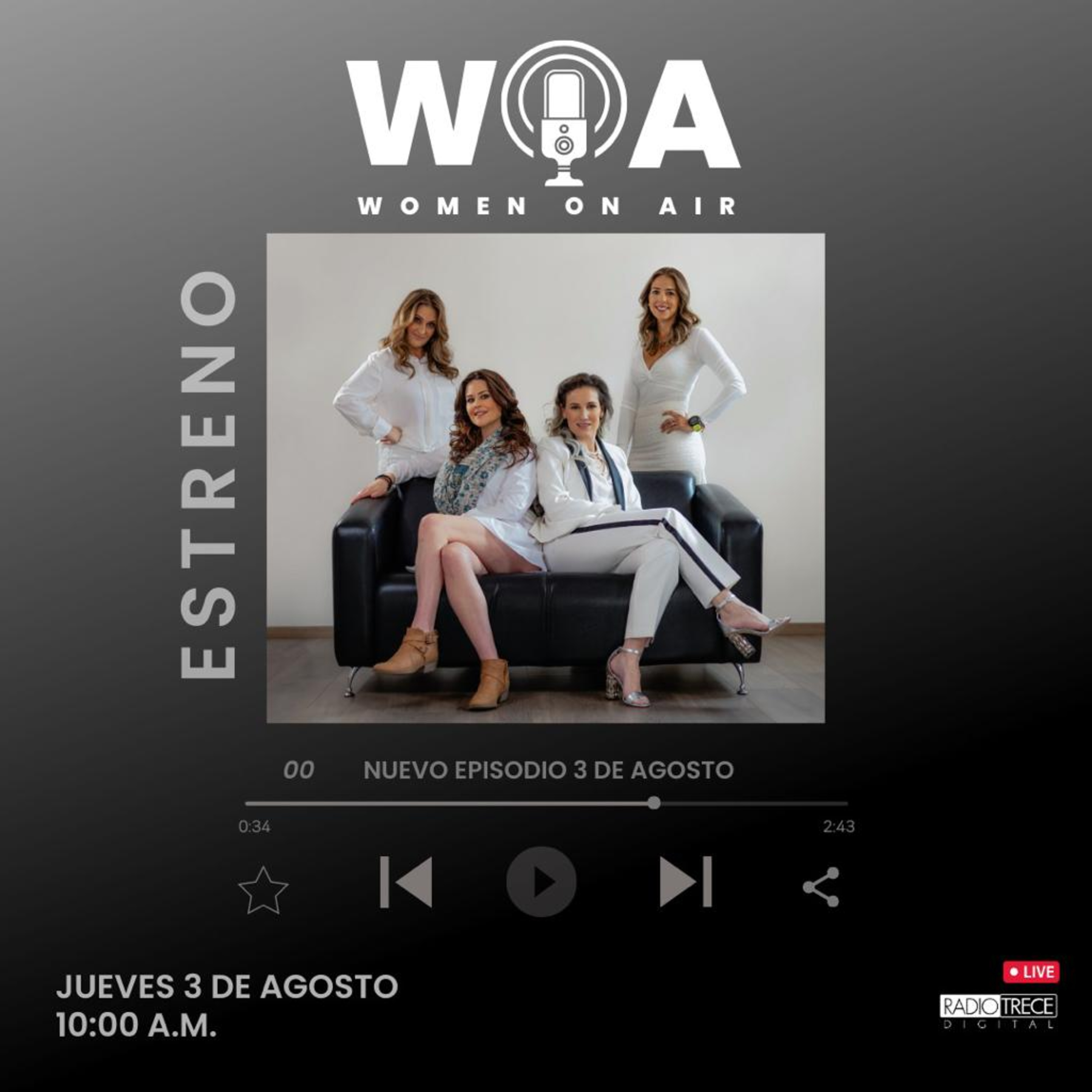 #Estreno WOA: WomenOnAir episode artwork