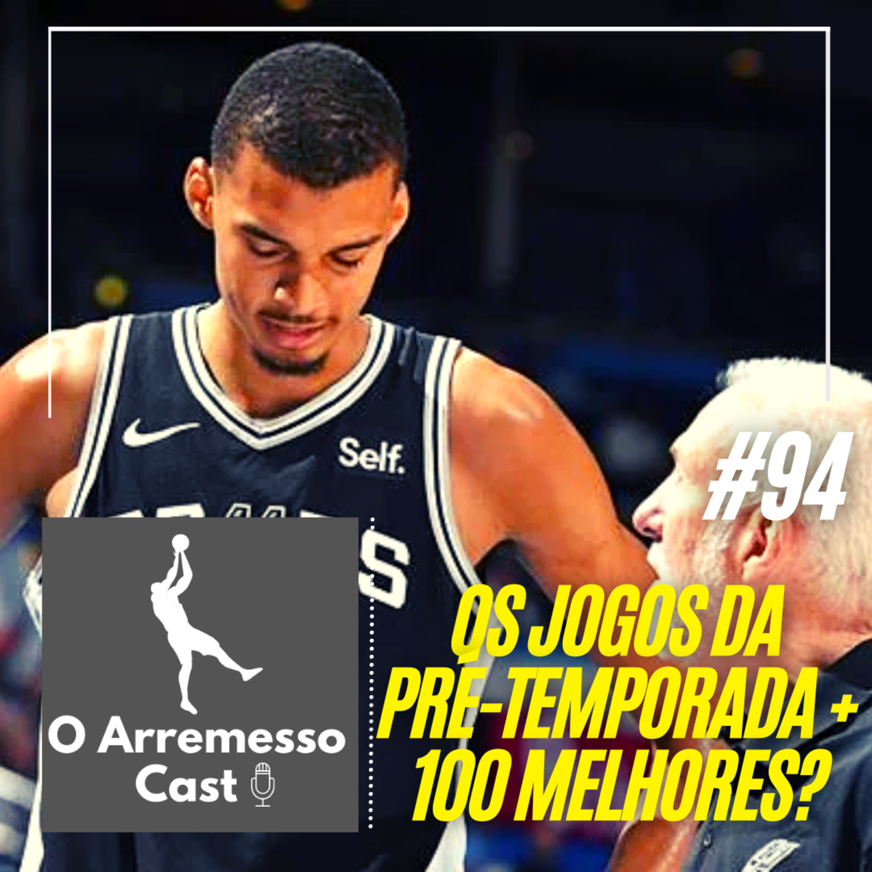 #94 Os jogos da pré-temporada + 100 melhores da NBA? episode artwork