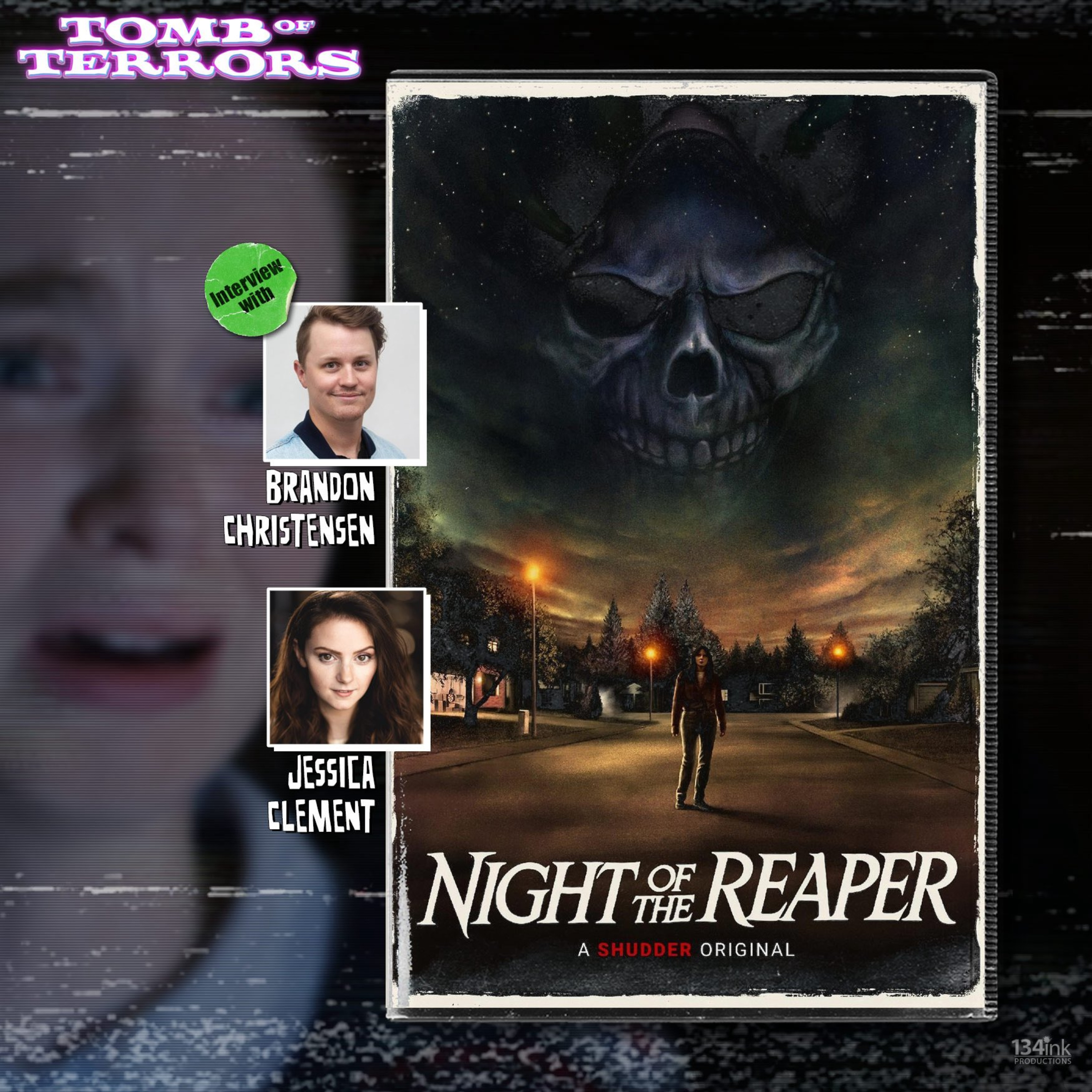 Night of the Reaper | Brandon Christensen, Jessica Clement interview episode artwork