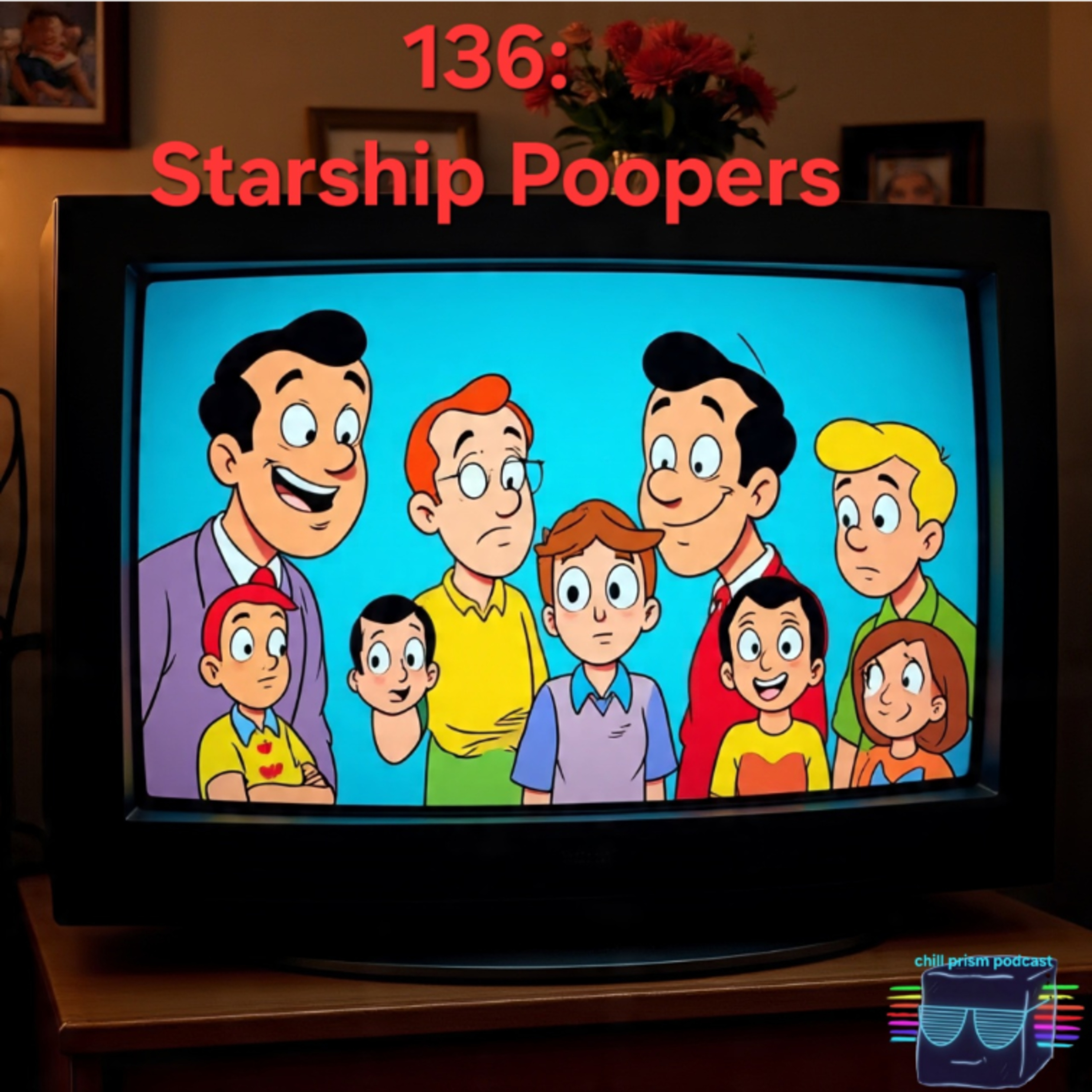 136: Starship Poopers episode artwork