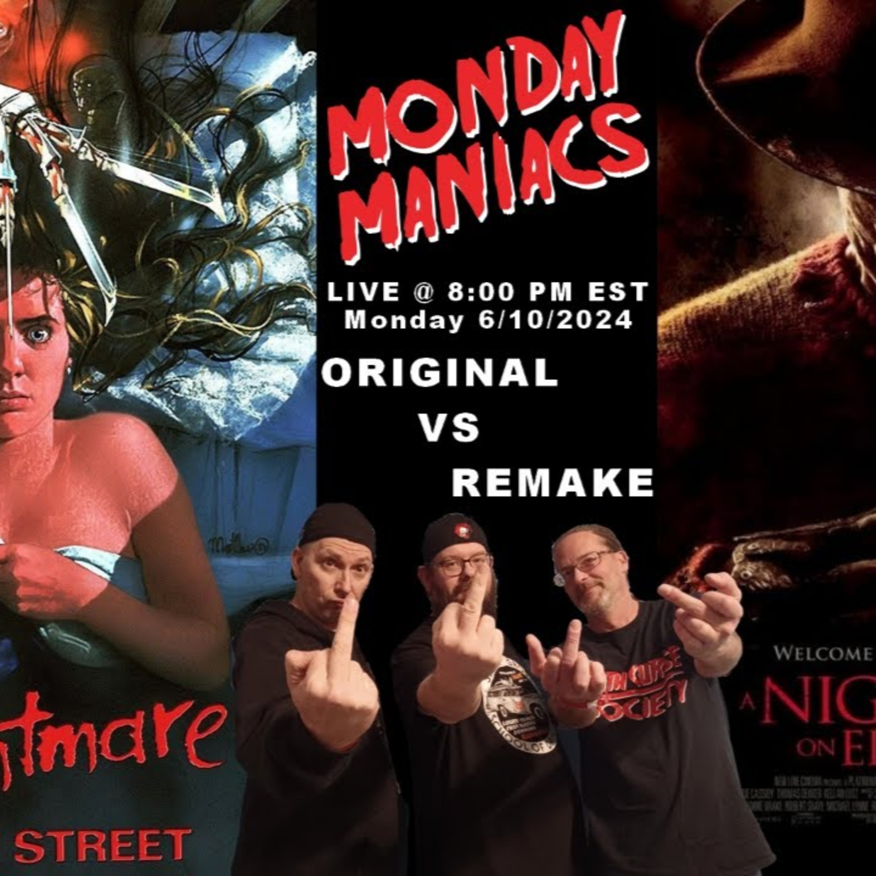 Original vs Remake: A Nightmare on Elm Street | Monday Maniacs episode artwork