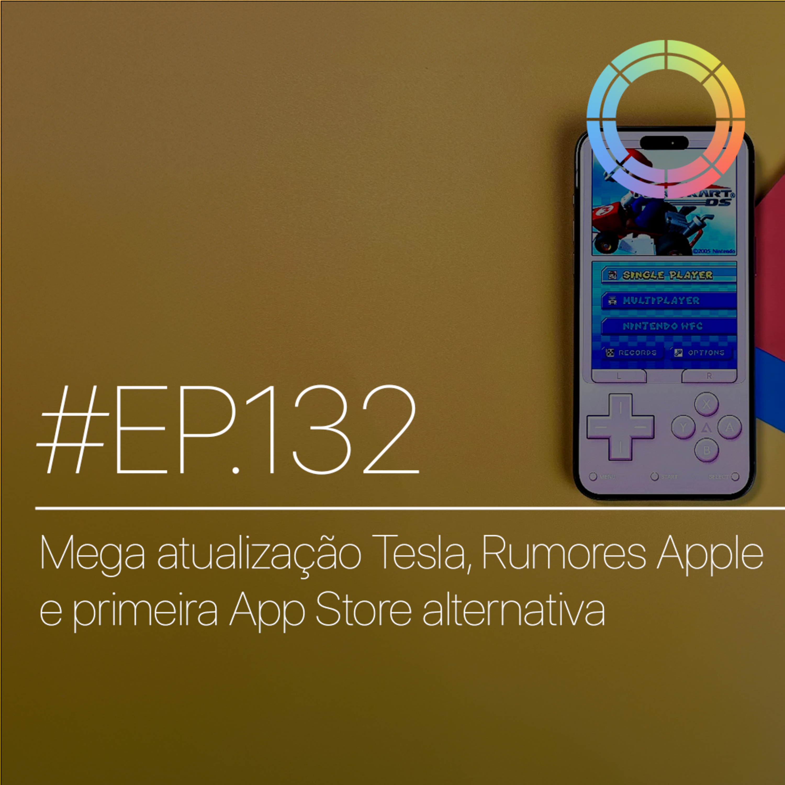 #EP.132 - Mega atualização Tesla, Rumores Apple e primeira App Store alternativa episode artwork
