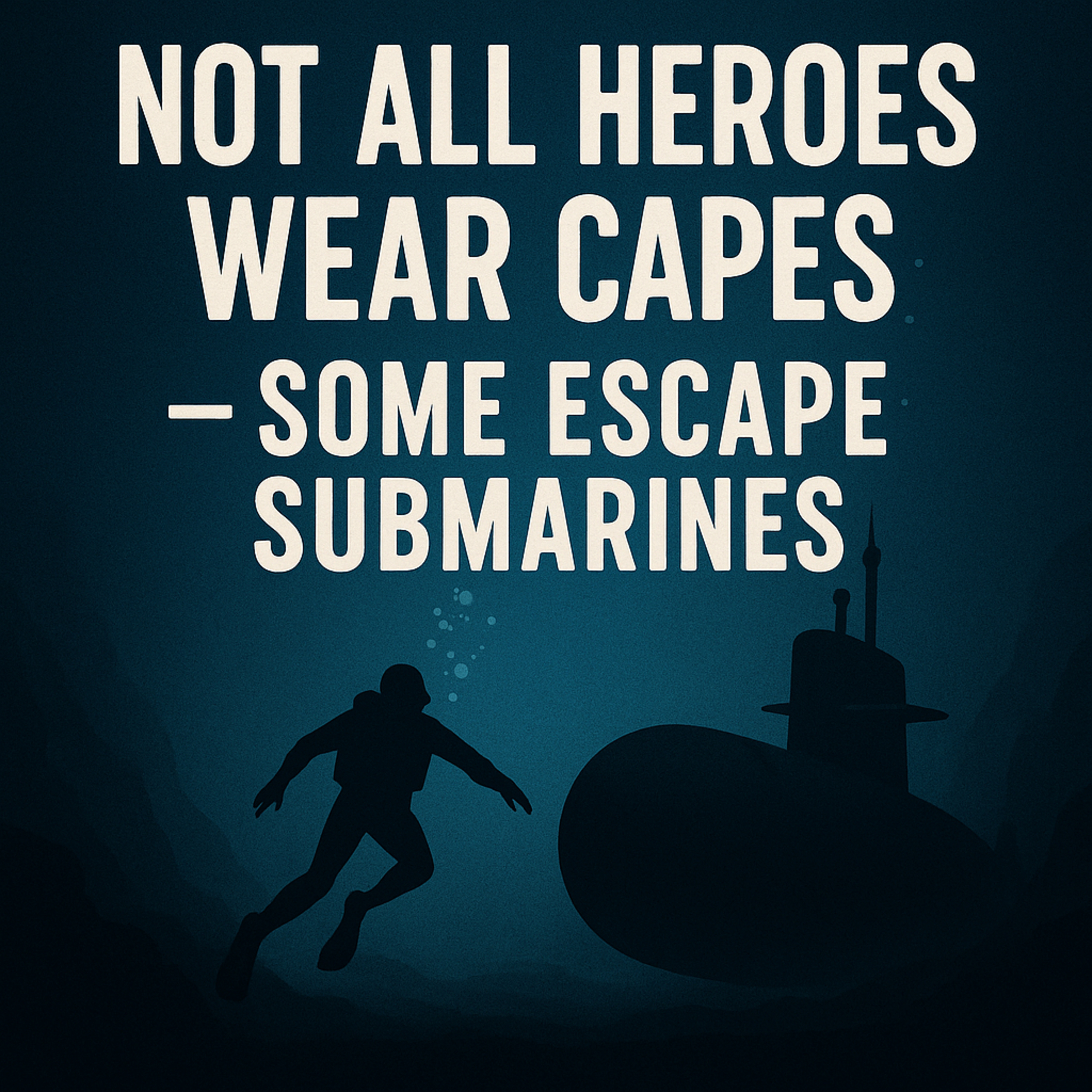 2.3 NOT ALL HEROES WEAR CAPES — SOME ESCAPE SUBMARINES
