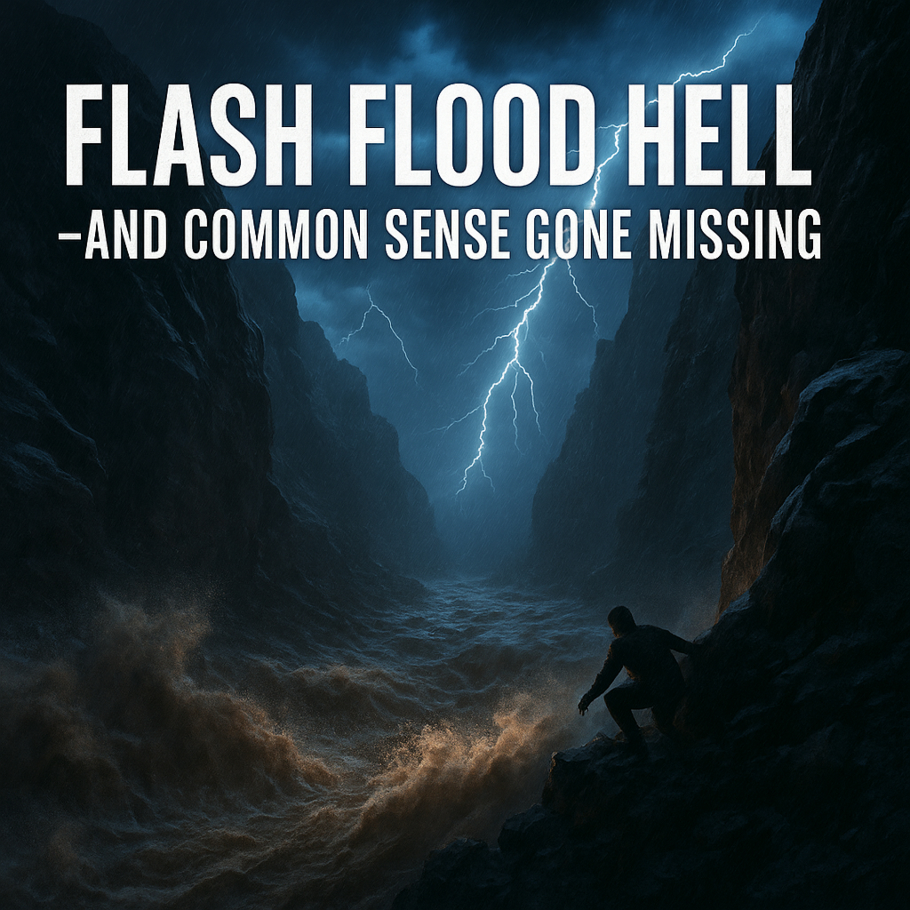 3.3 FLASH FLOOD HELL — and COMMON SENSE GONE MISSING