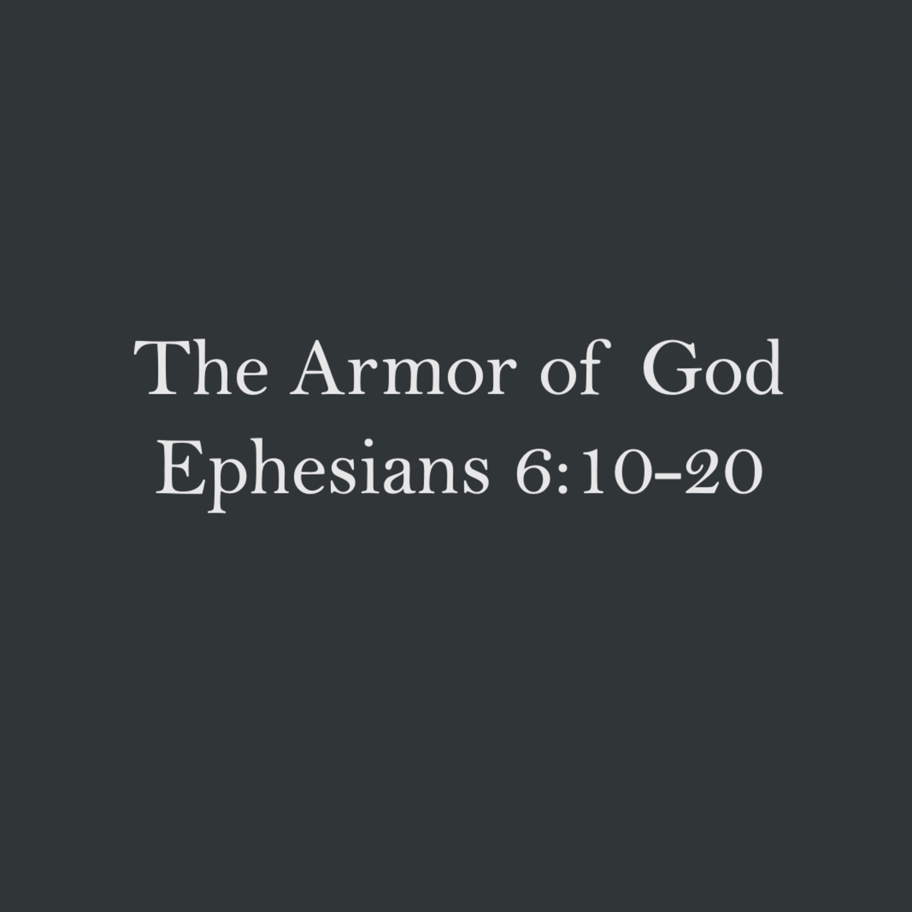 2-4-24 | Ephesians 6:10-20 | Michael Talley
