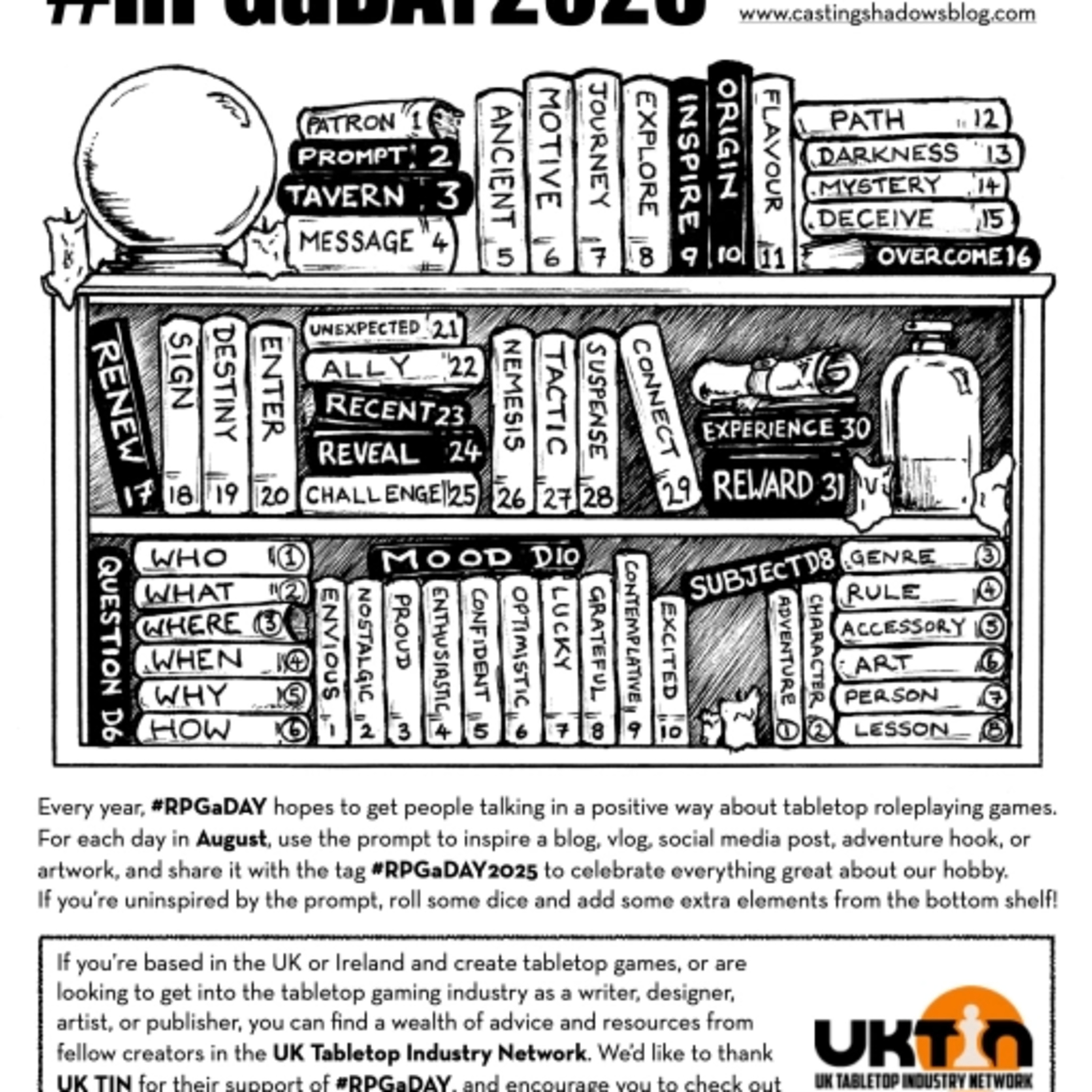 RPG a Day 2025, Days 21-31