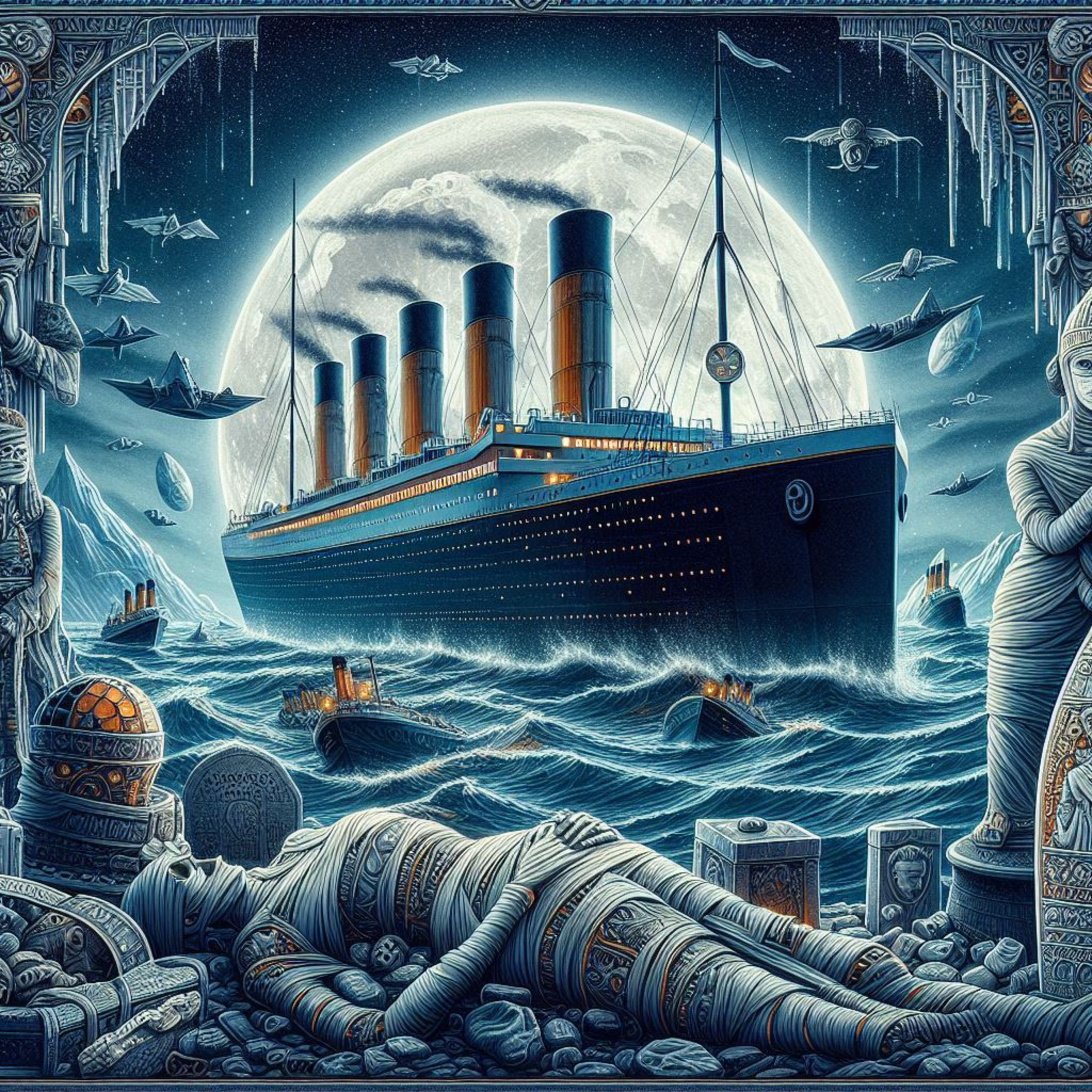Colaboración con el podcast Impredecibles sin Rumbo sobre el RMS Titanic episode artwork