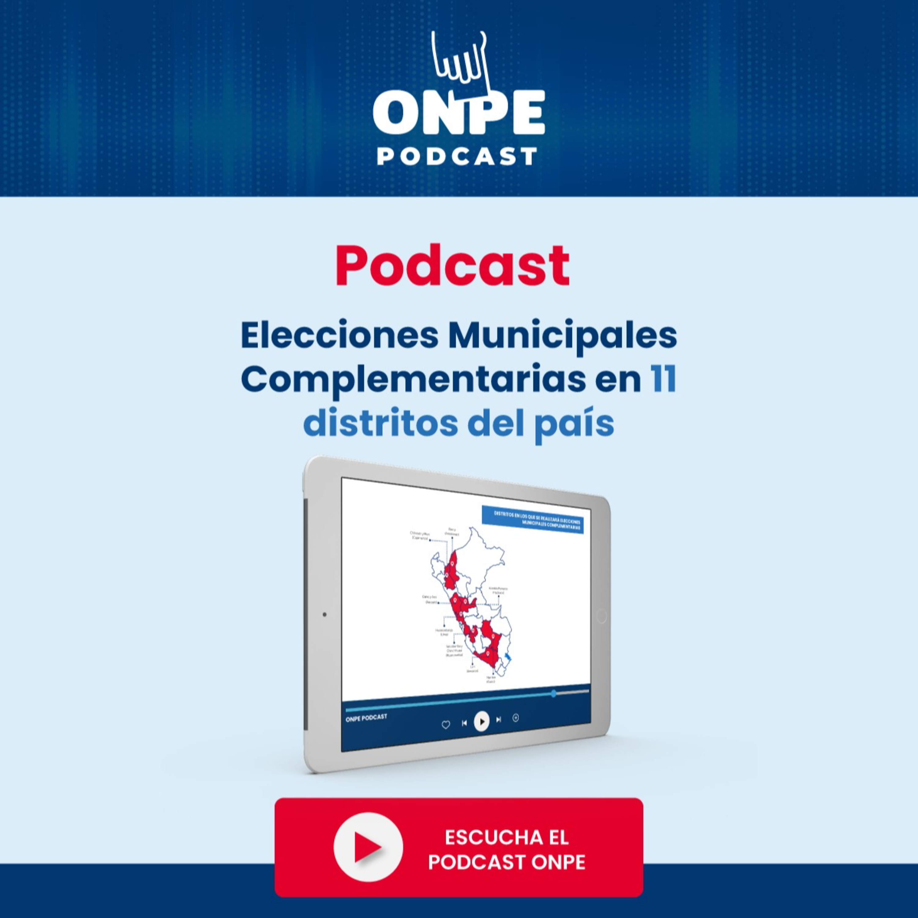 Elecciones Municipales Complementarias 2023 en 11 distritos del país episode artwork