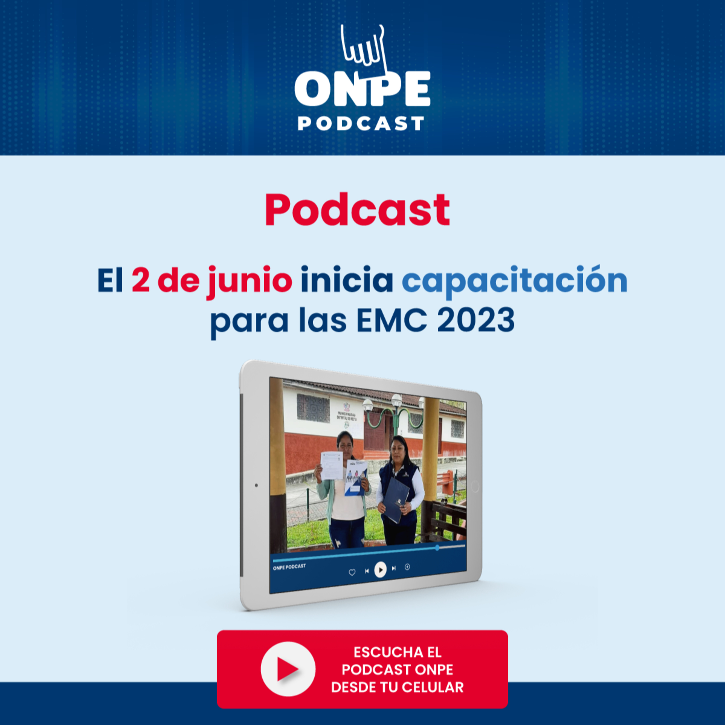 El 2 de junio inicia capacitación electoral para las elecciones municipales complementarias episode artwork
