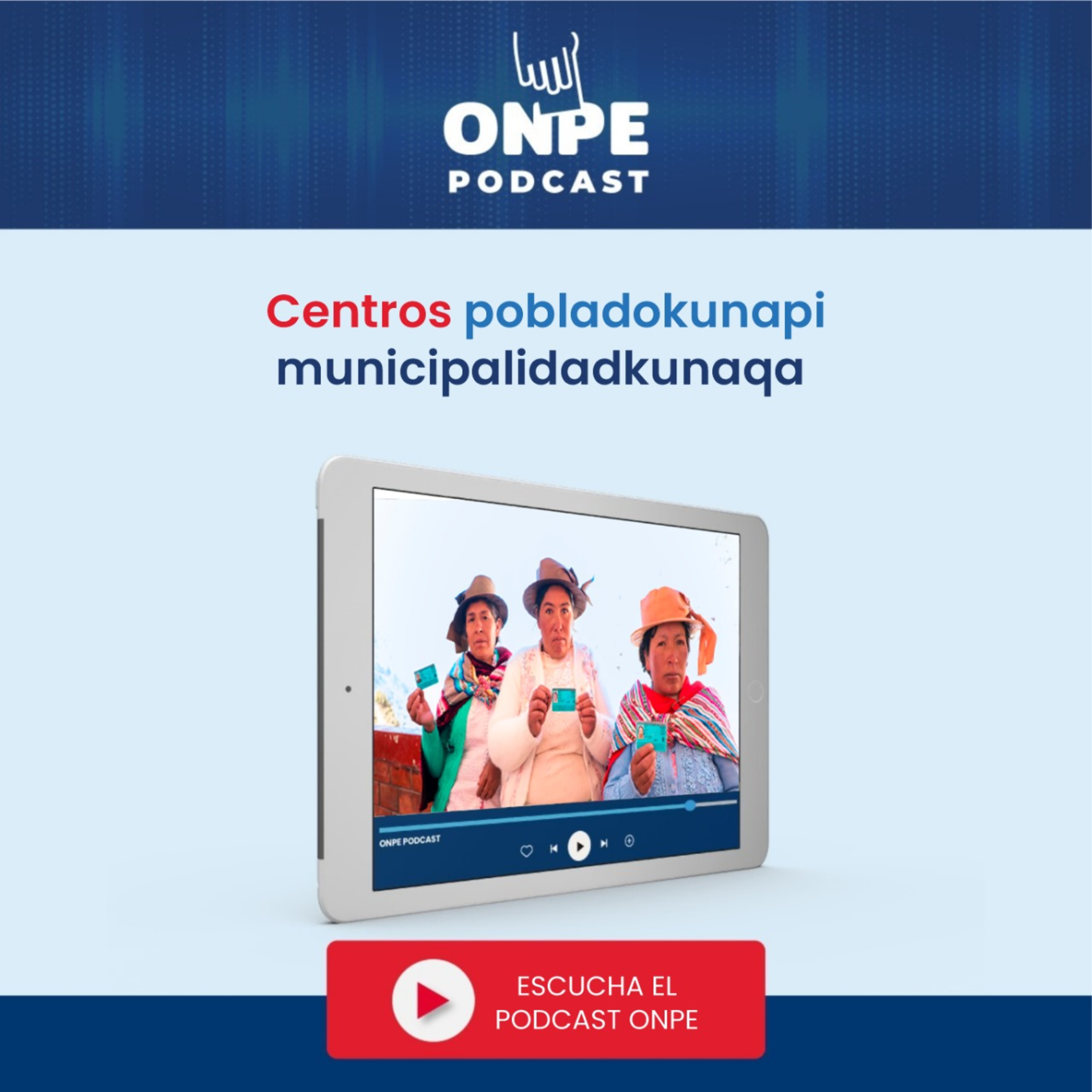 Portada de ONPE Podcast