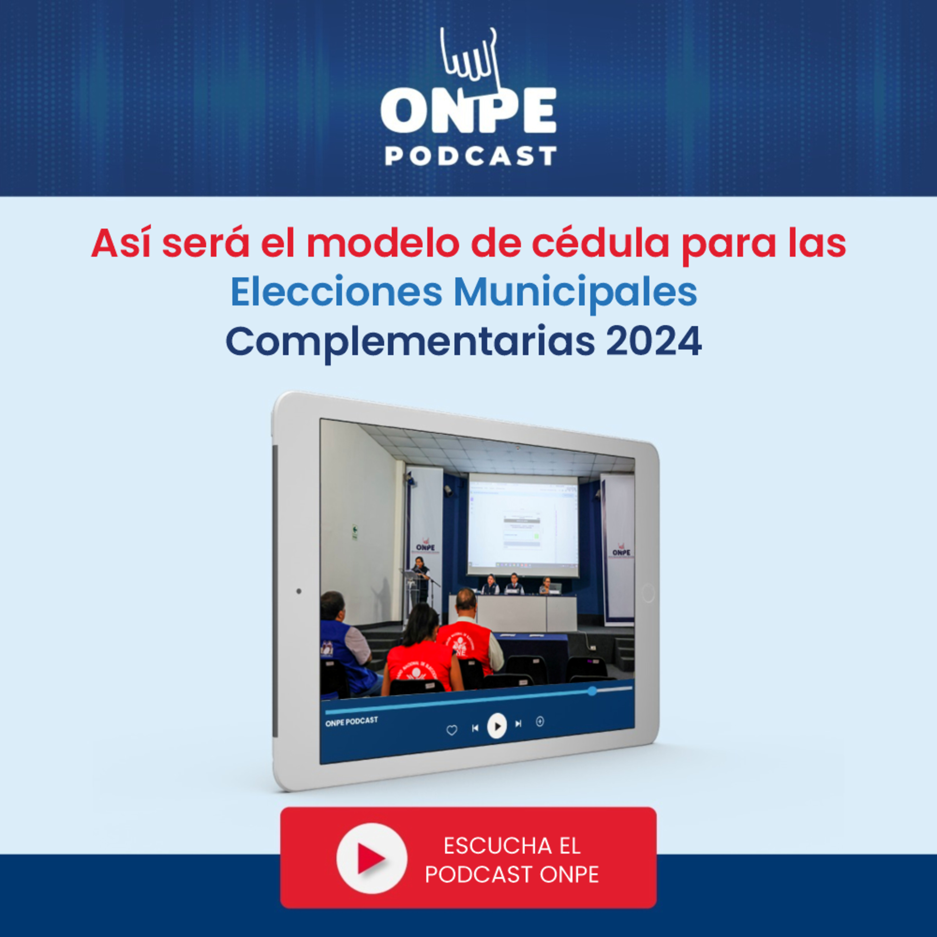 Así será el modelo de cédula para las Elecciones Municipales Complementarias 2024 episode artwork