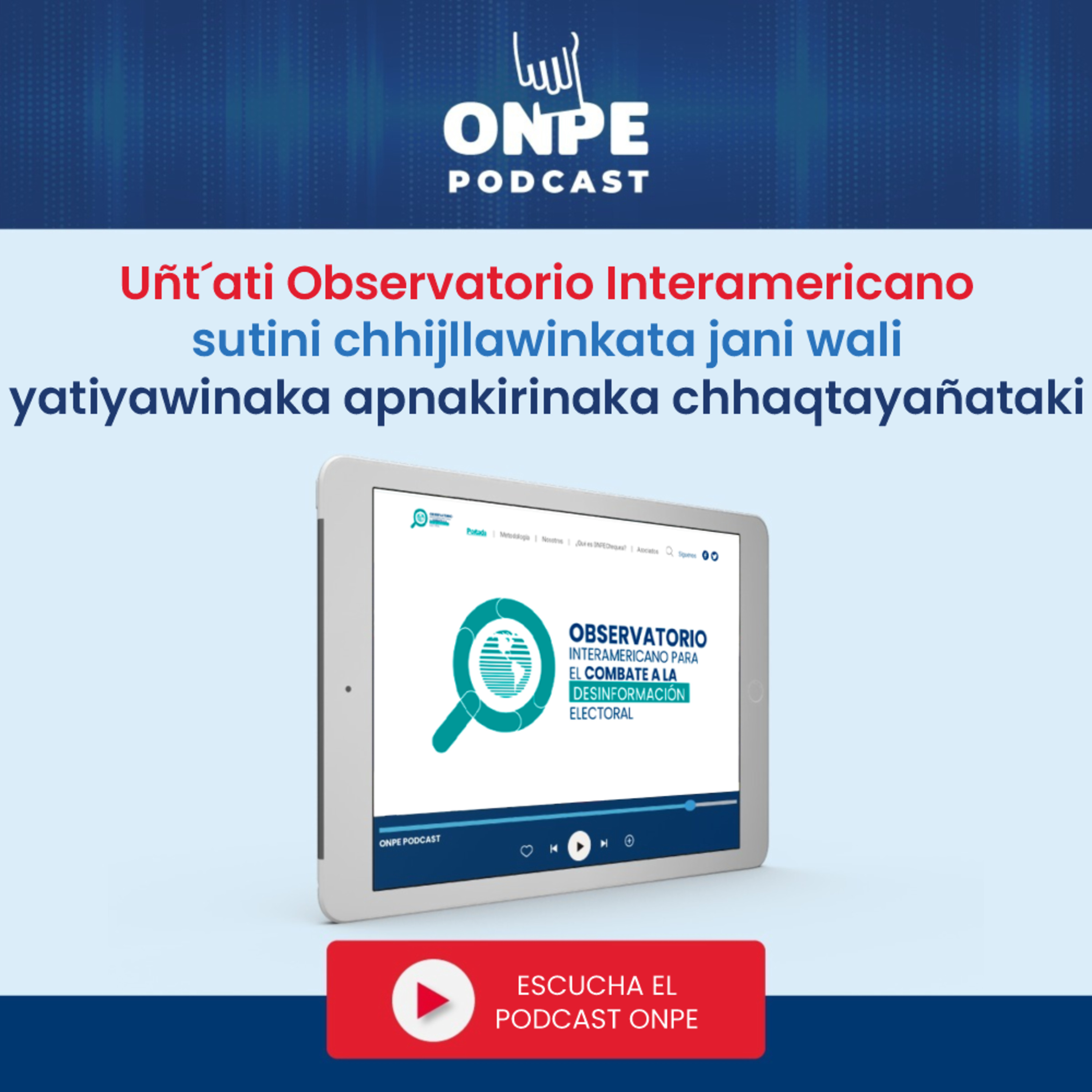 Uñt´ati Observatorio Interamericano sutini chhijllawinkata jani wali yatiyawinaka apnakirinaka chhaqtayañataki episode artwork