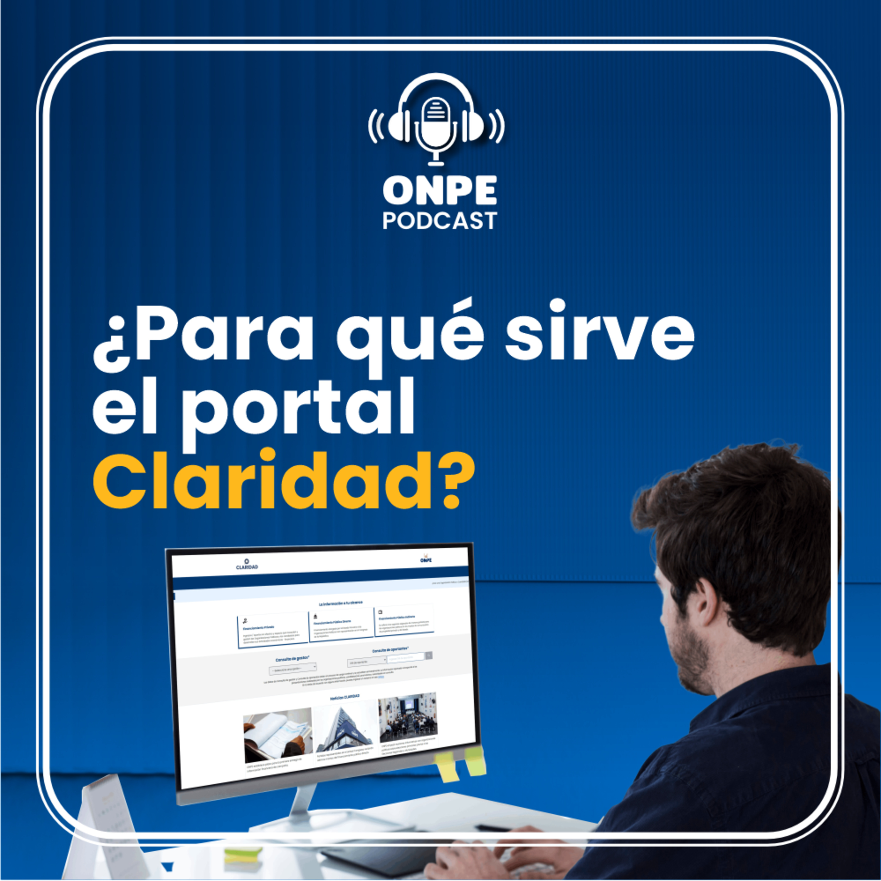 Portada de ONPE Podcast