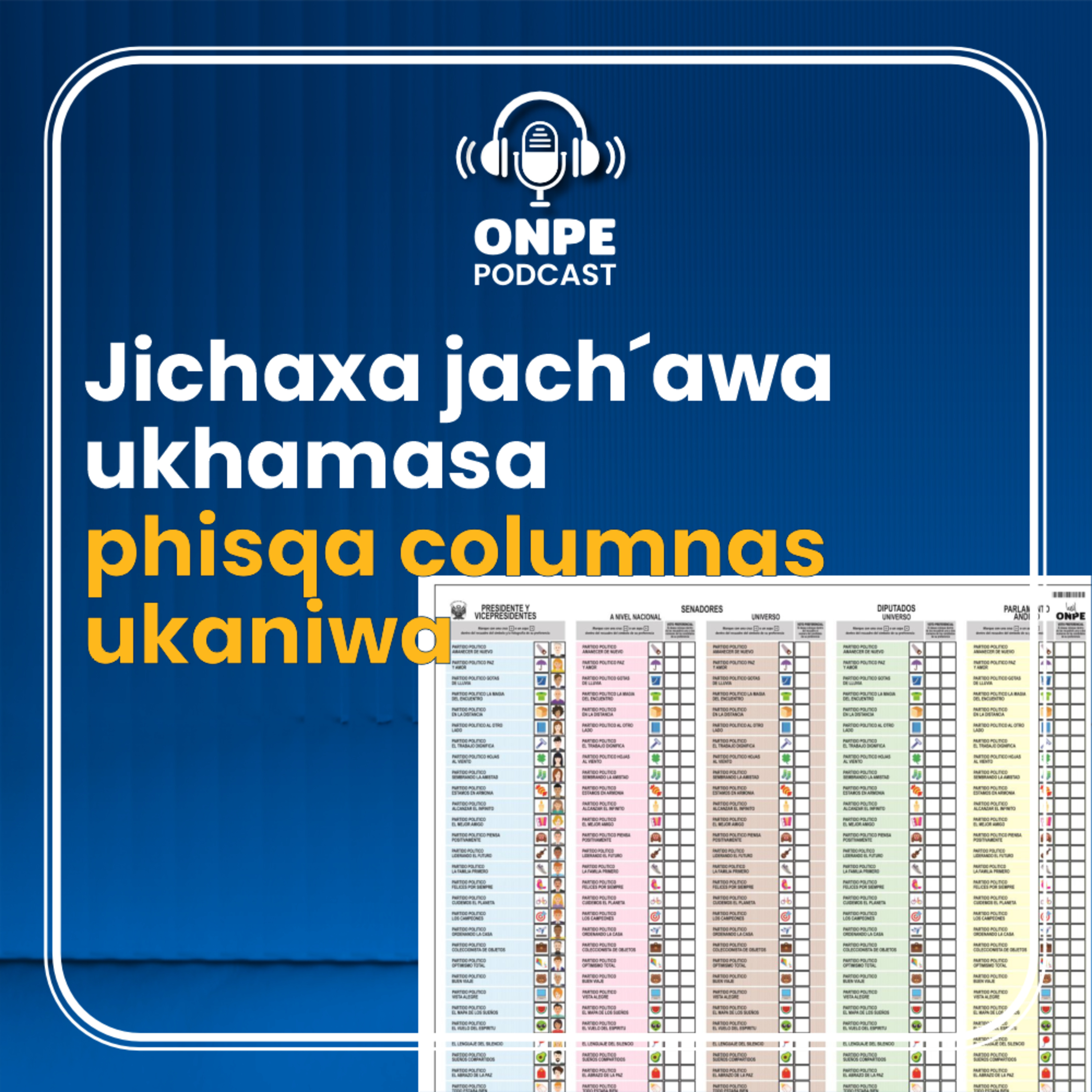 Jichaxa jach´awa ukhamasa phisqa columnas ukaniwa episode artwork