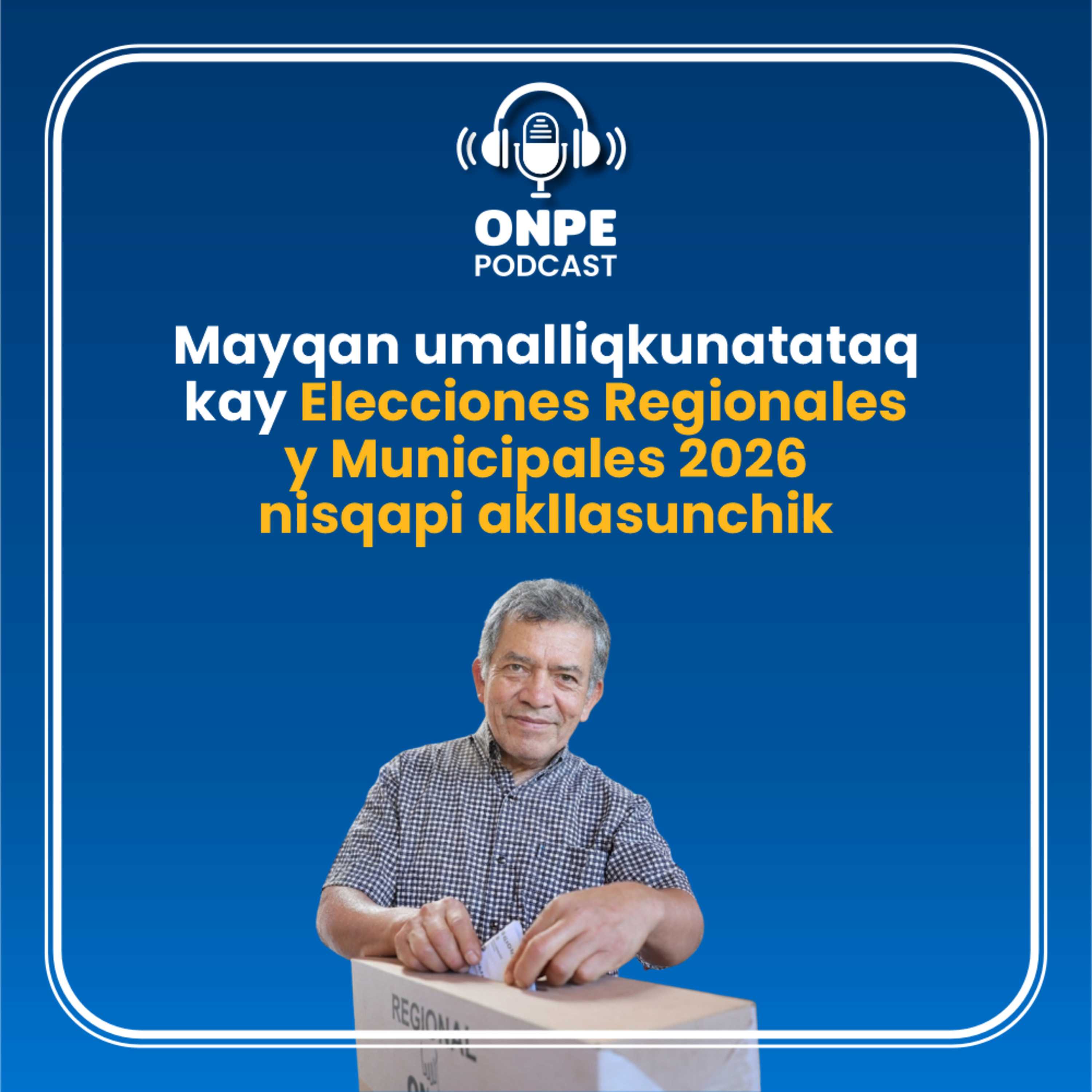 Portada de ONPE Podcast
