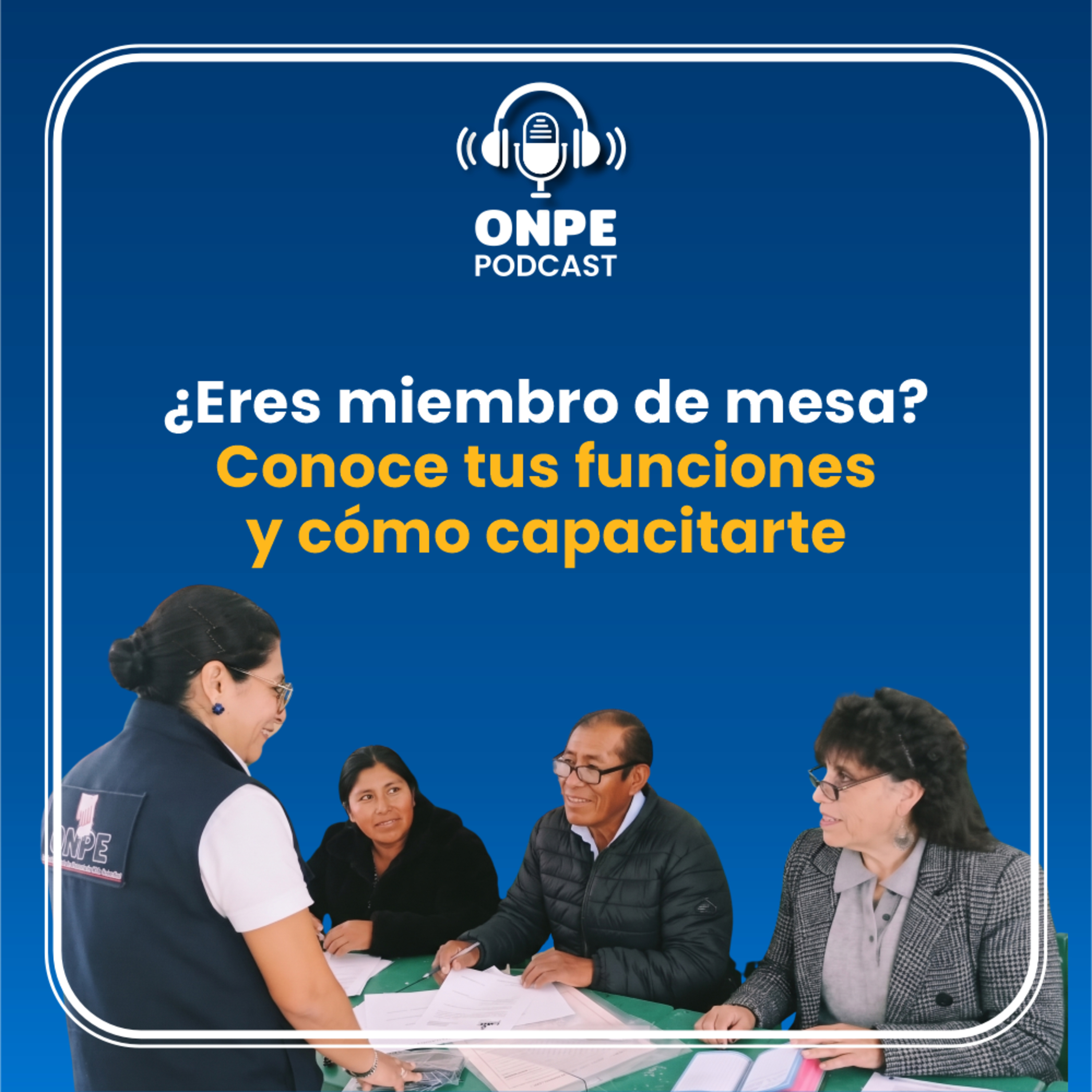 Portada de ONPE Podcast