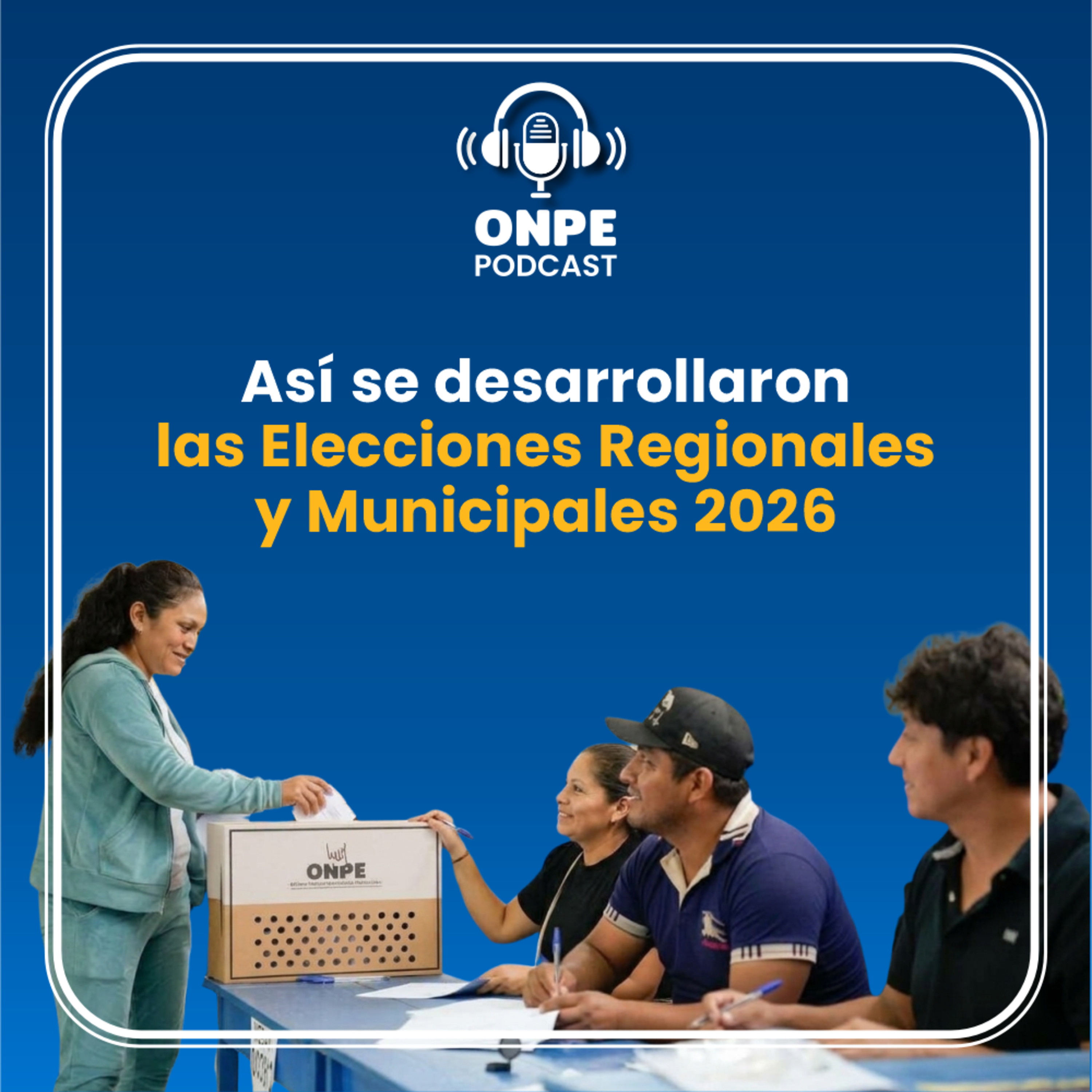 Portada de ONPE Podcast