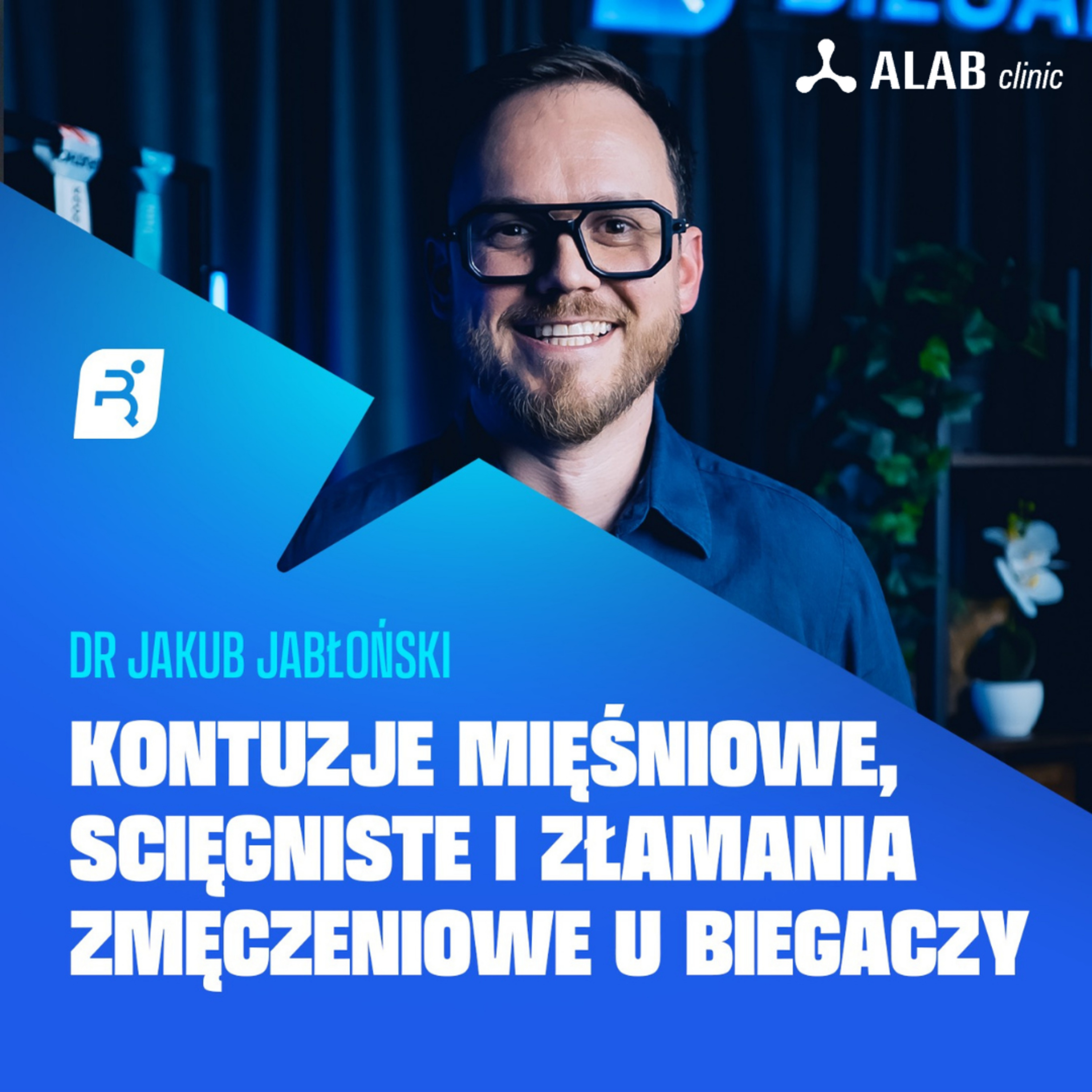 Kontuzje mięśniowe, ścięgniste i złamania zmęczeniowe u biegaczy – dr Jakub Jabłoński | Podcast Bieganie.pl
