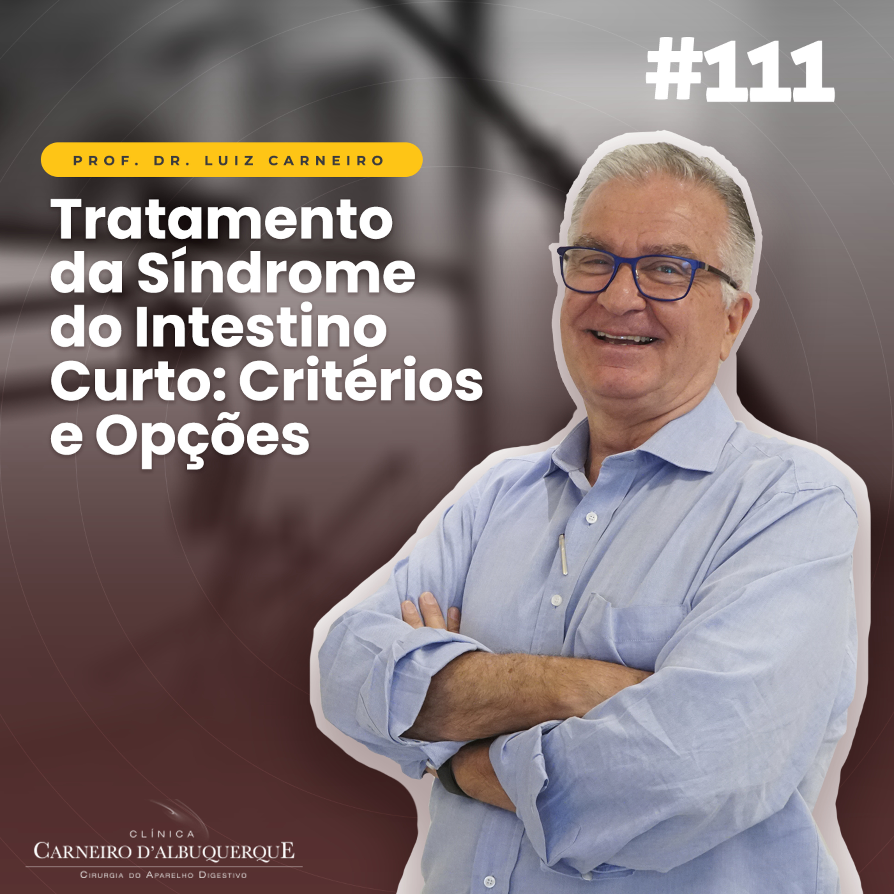 #111 - Tratamento da Síndrome do Intestino Curto: Critérios e Opções episode artwork