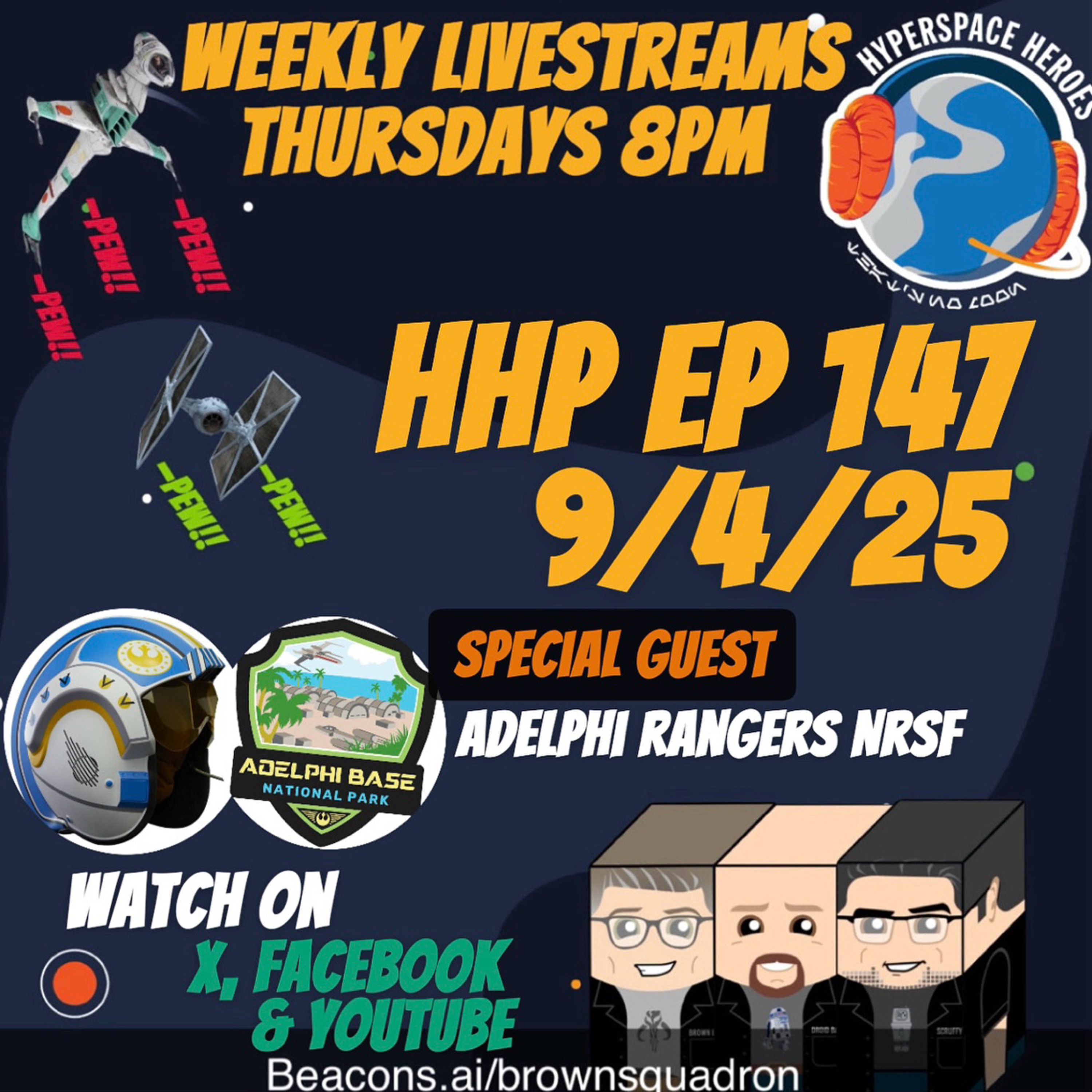 Hyperspace Heroes Podcast - The Legend of Brown Squadron (A Star Wars Podcast)