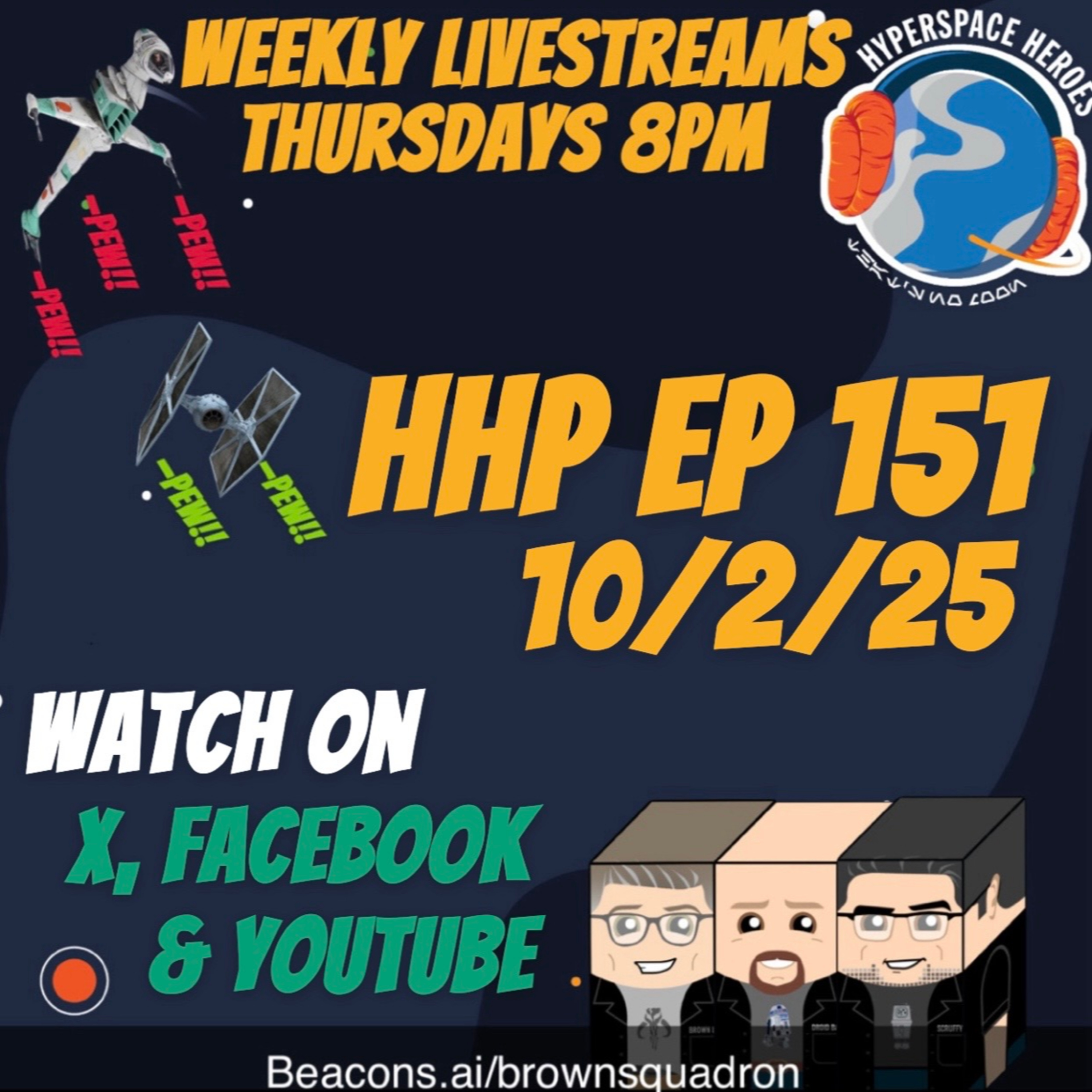 Hyperspace Heroes Podcast Episode 151 - Alphabet Squad episode artwork