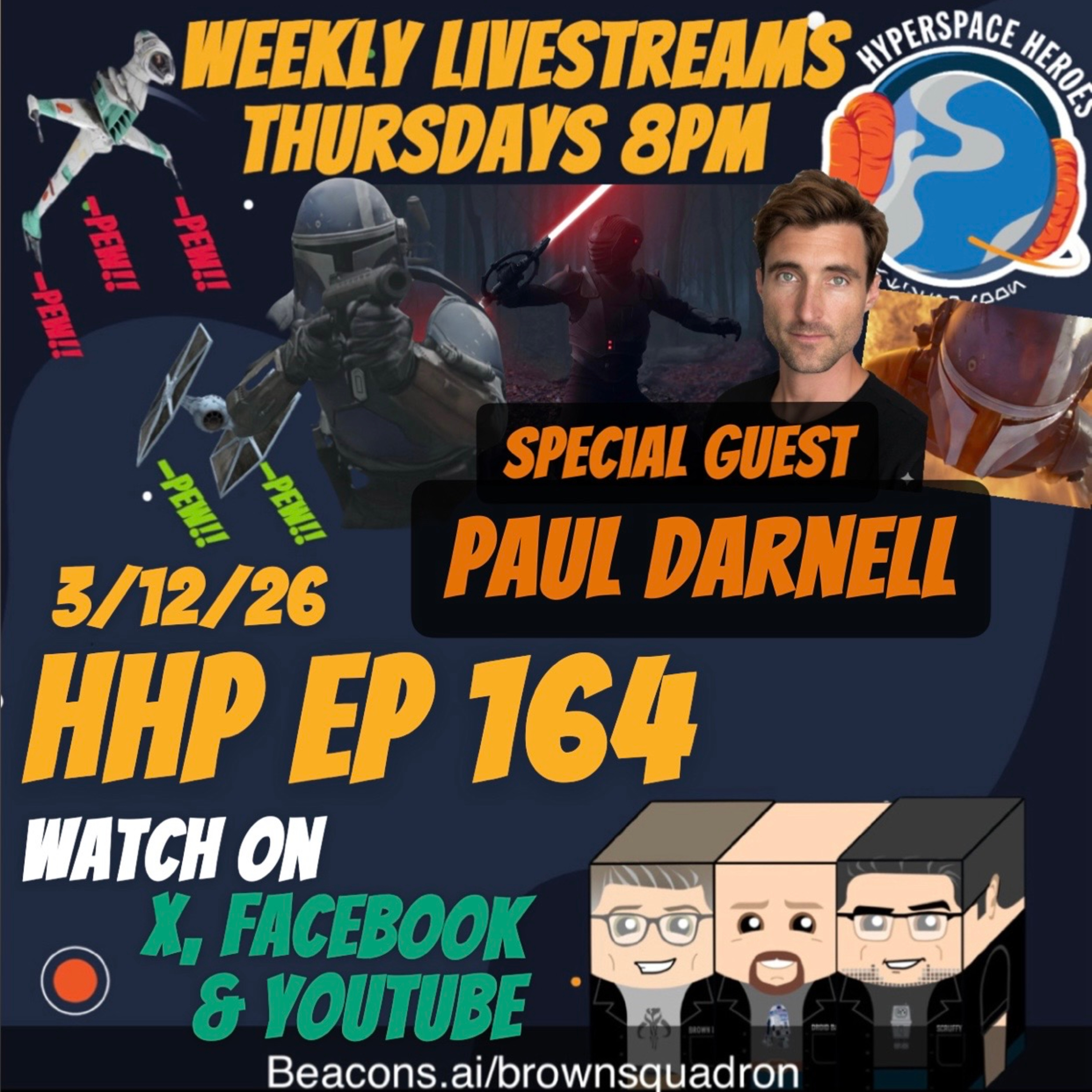 Hyperspace Heroes Podcast Episode 164 - Paul Darnell episode artwork