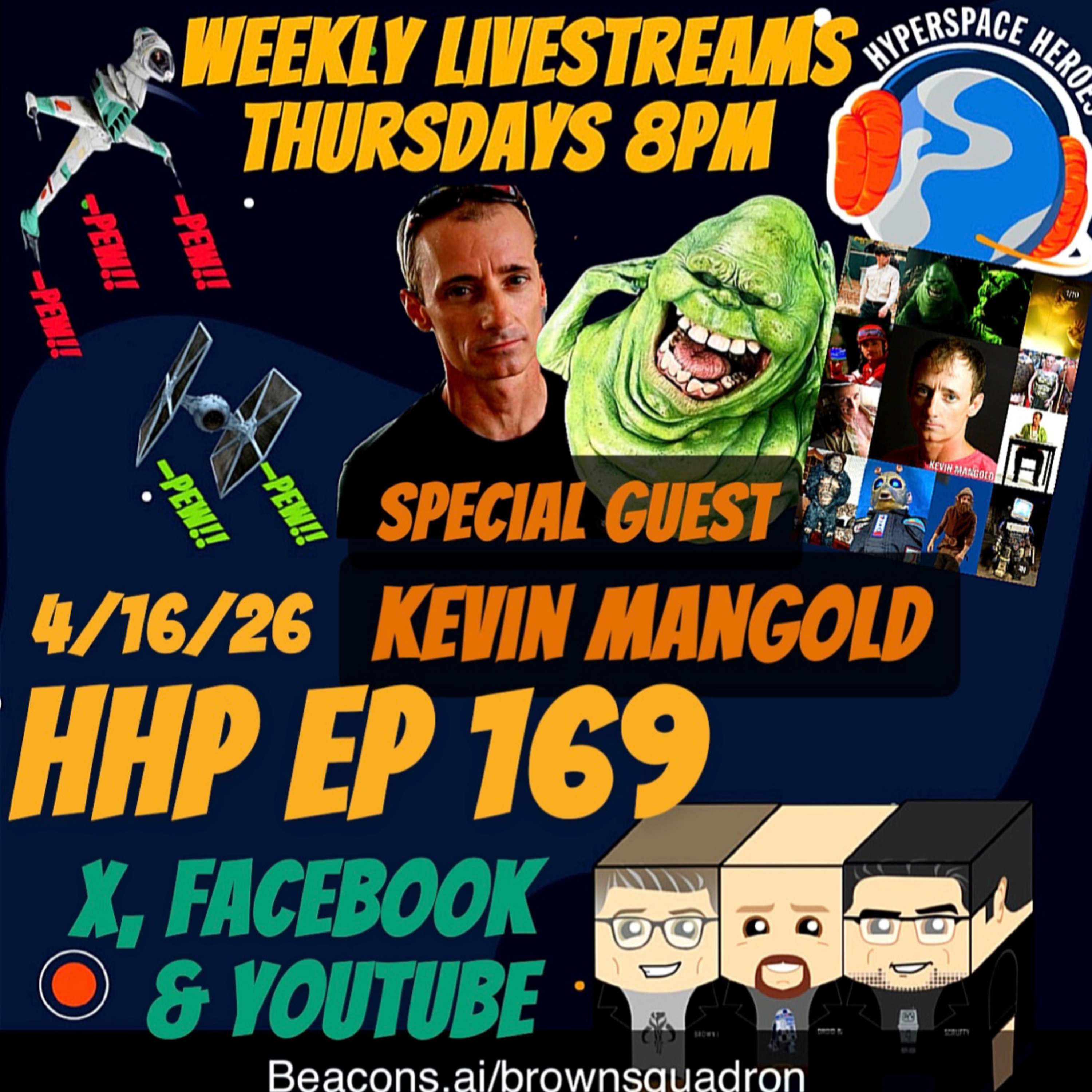 Hyperspace Heroes Podcast Episode 169 - Kevin Mangold episode artwork