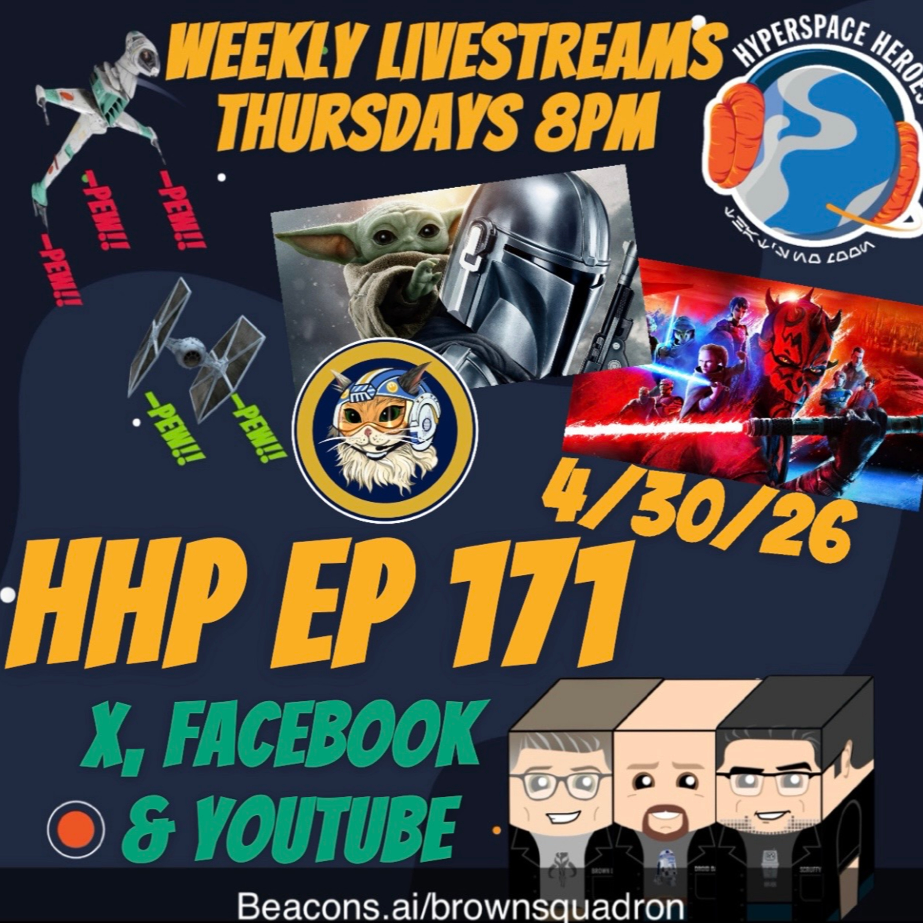 Hyperspace Heroes Podcast Episode 171 - Maul & Mando w/ Adelphi Rangers episode artwork