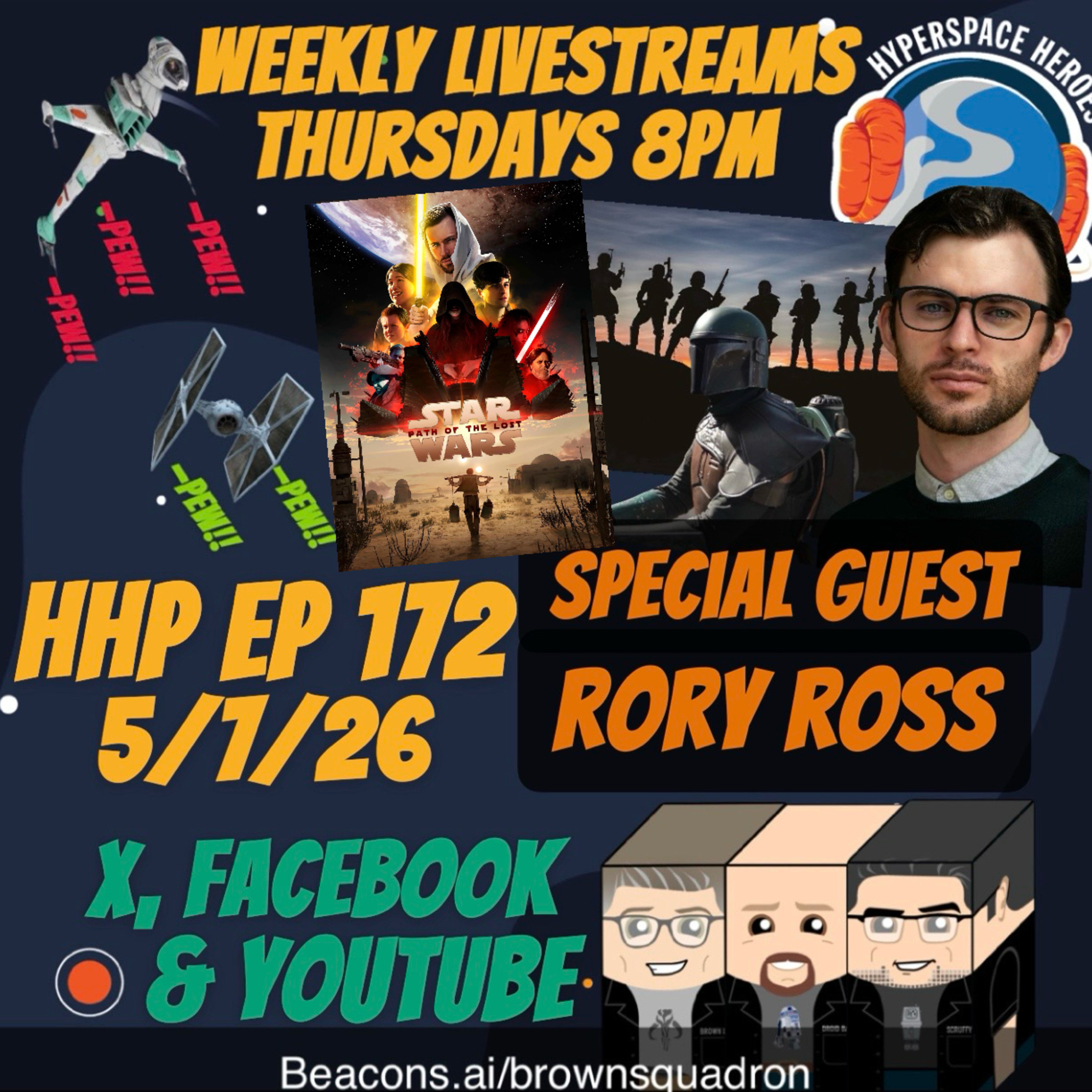 Hyperspace Heroes Podcast Episode 172 - Rory Ross episode artwork