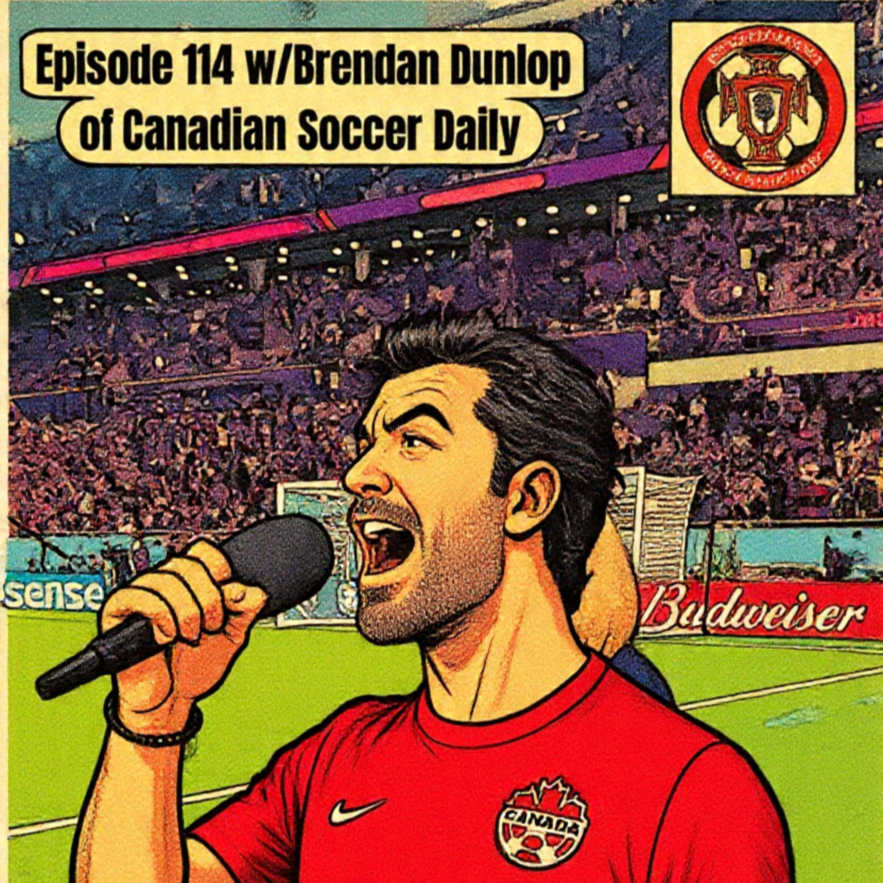 #114: Brendan Dunlop of Canadian Soccer Daily episode artwork