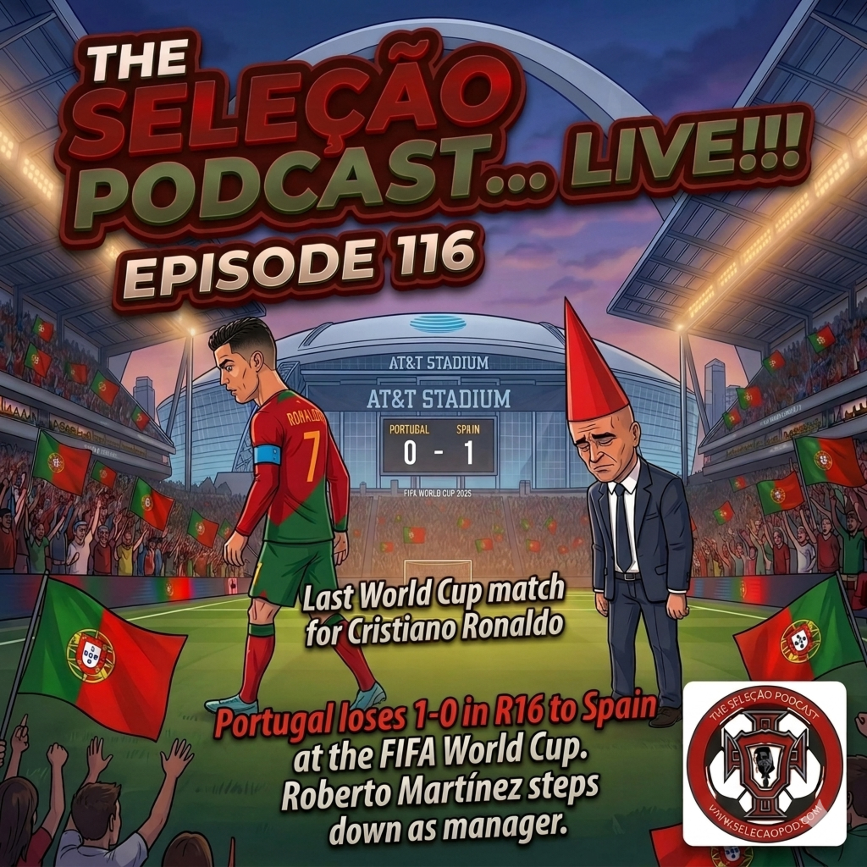 #116: World Cup Dream is OVER, Martínez OUT...JJ IN???, CR7's Last World Cup (and Portugal???) Dance #116: World Cup Dream is OVER, Martínez OUT...JJ IN???, CR7's Last World Cup (and Portugal???) Dance