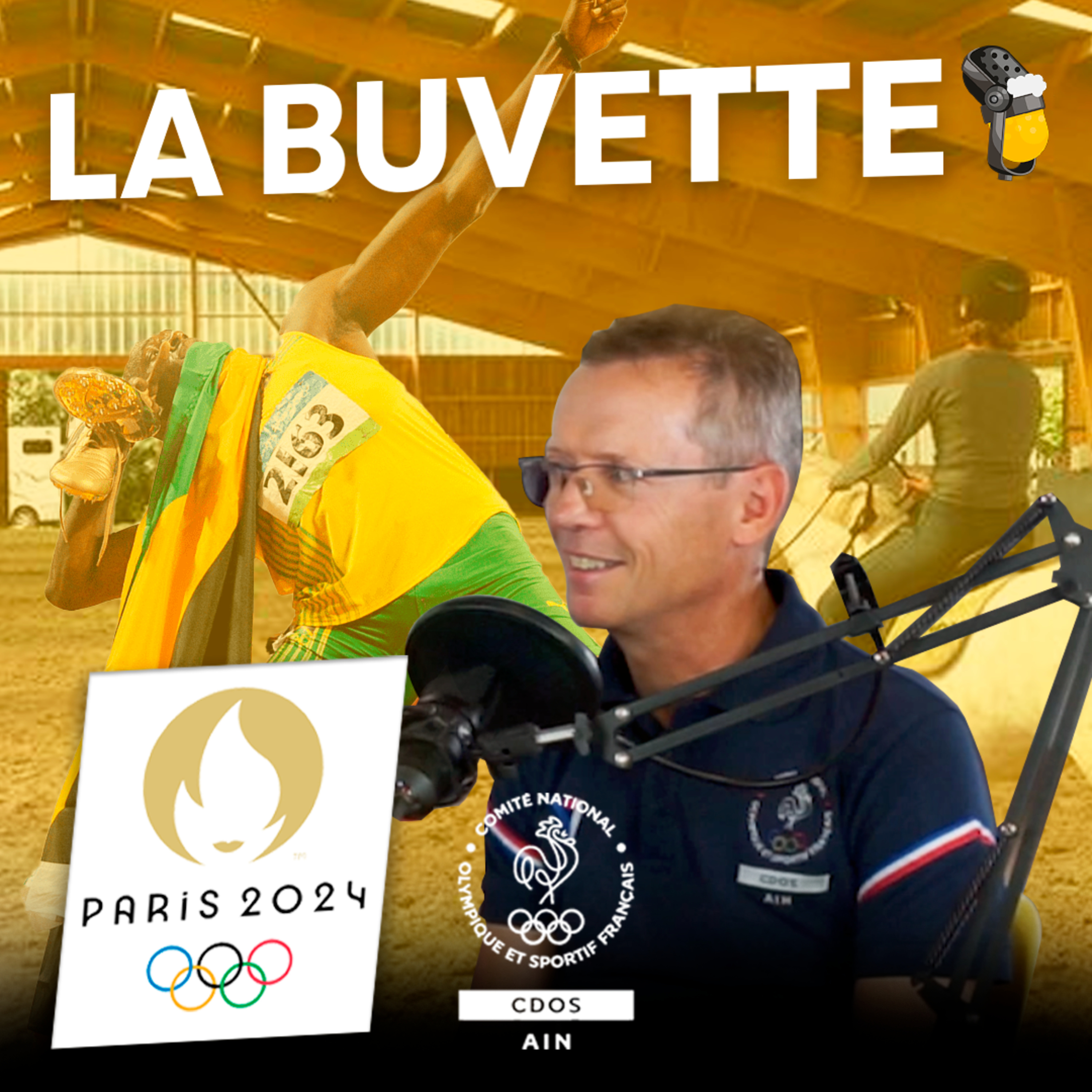 Nous participons aux JO 2024 à Paris avec le CDOS 01 - Interview de Franck RIGON