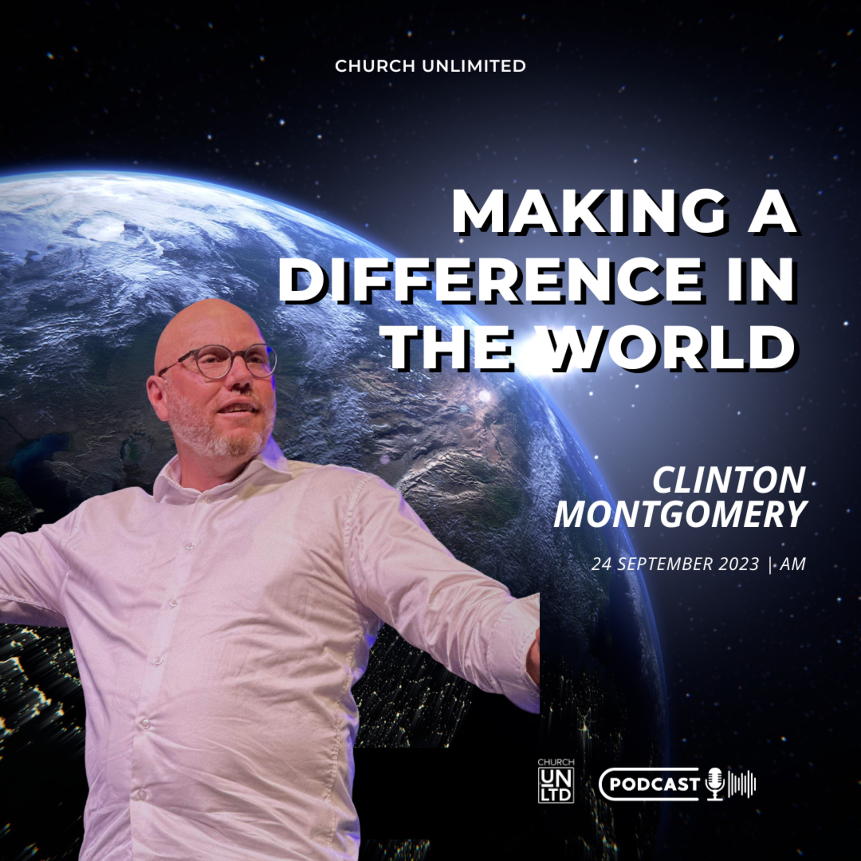 Making A Difference In The World with Clinton Montgomery | 24 September 2023 | AM episode artwork