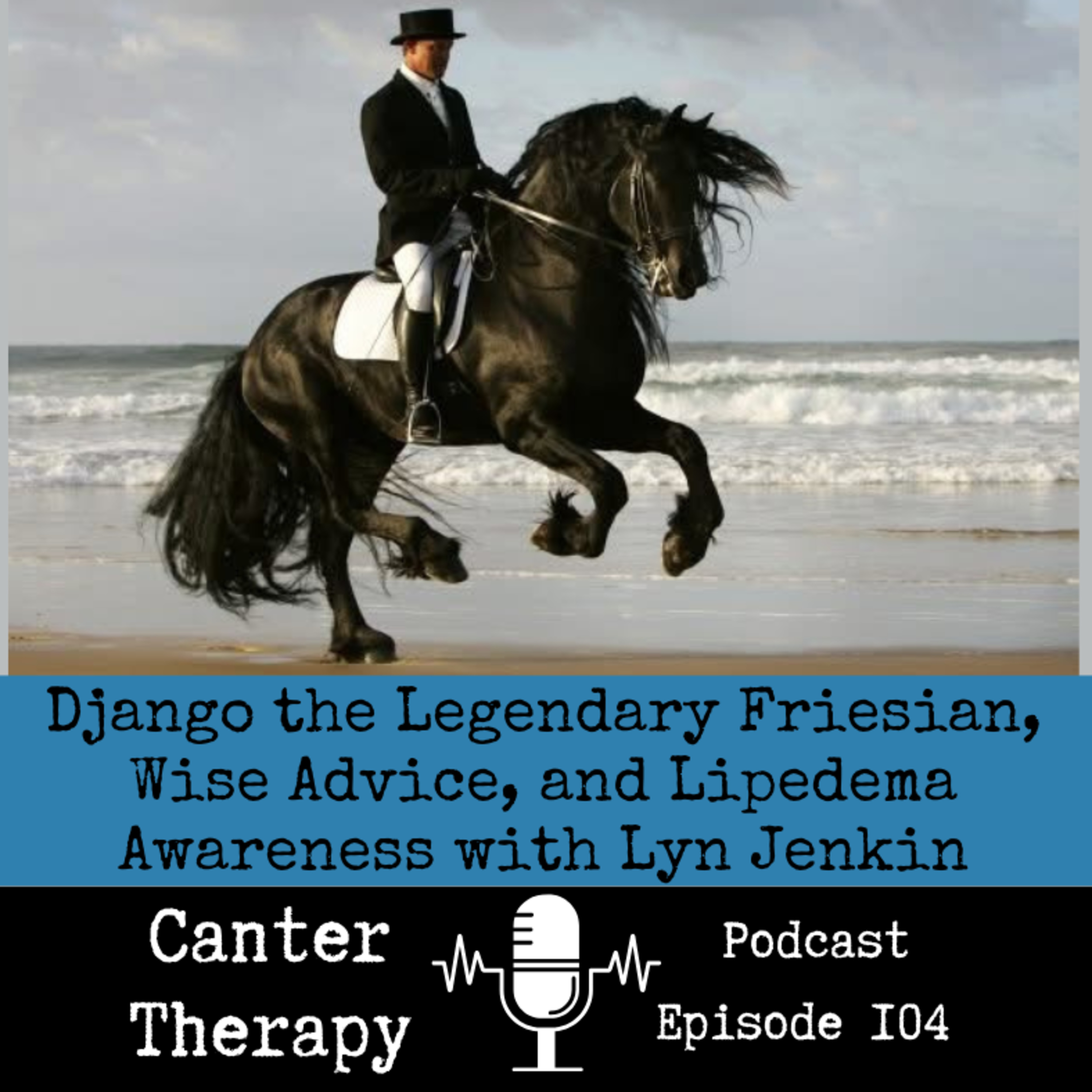 104. Django the Legendary Friesian, Wise Advice, and Lipoedemia Awareness with Lynn Jenkin