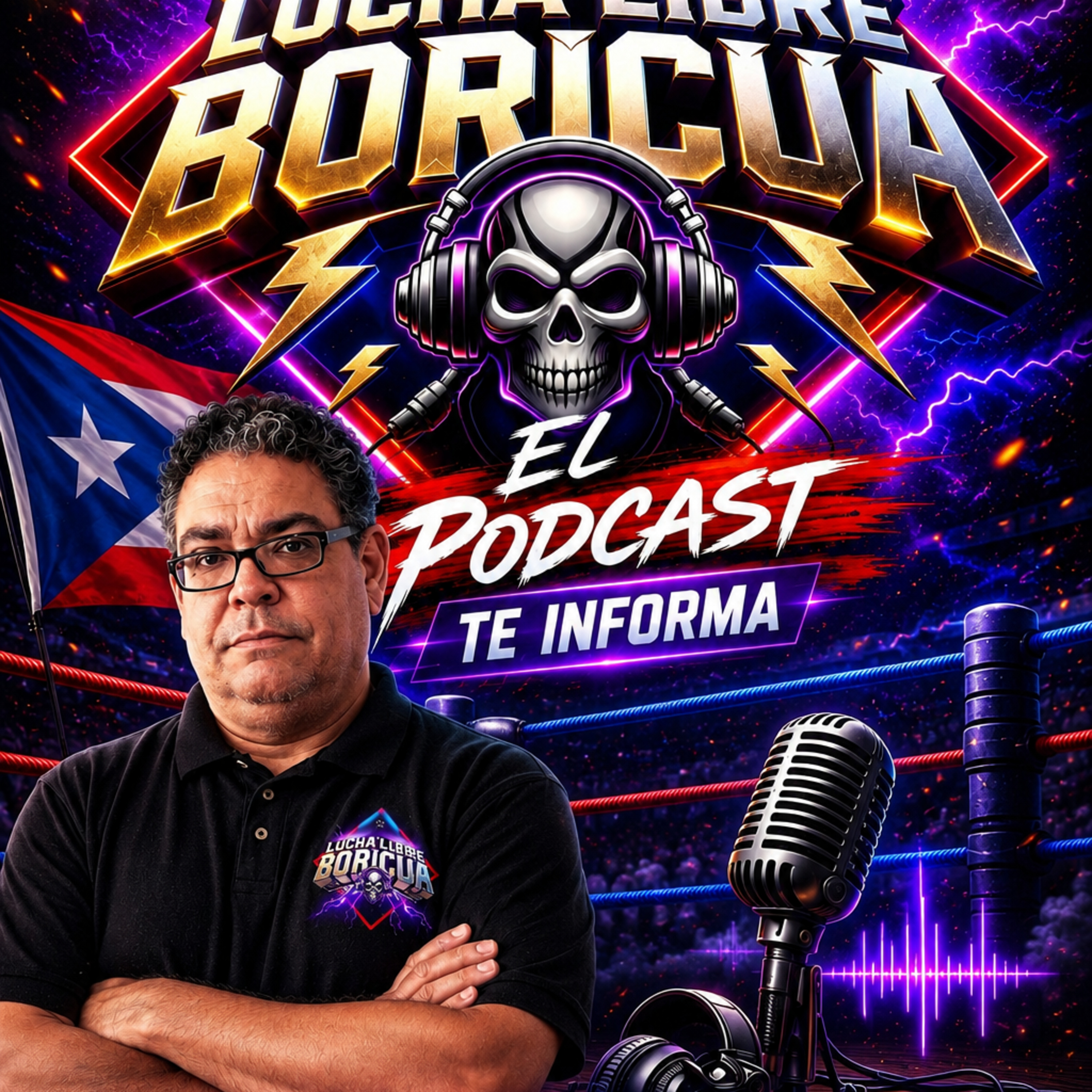 Portada de Lucha Libre Boricua El Podcast
