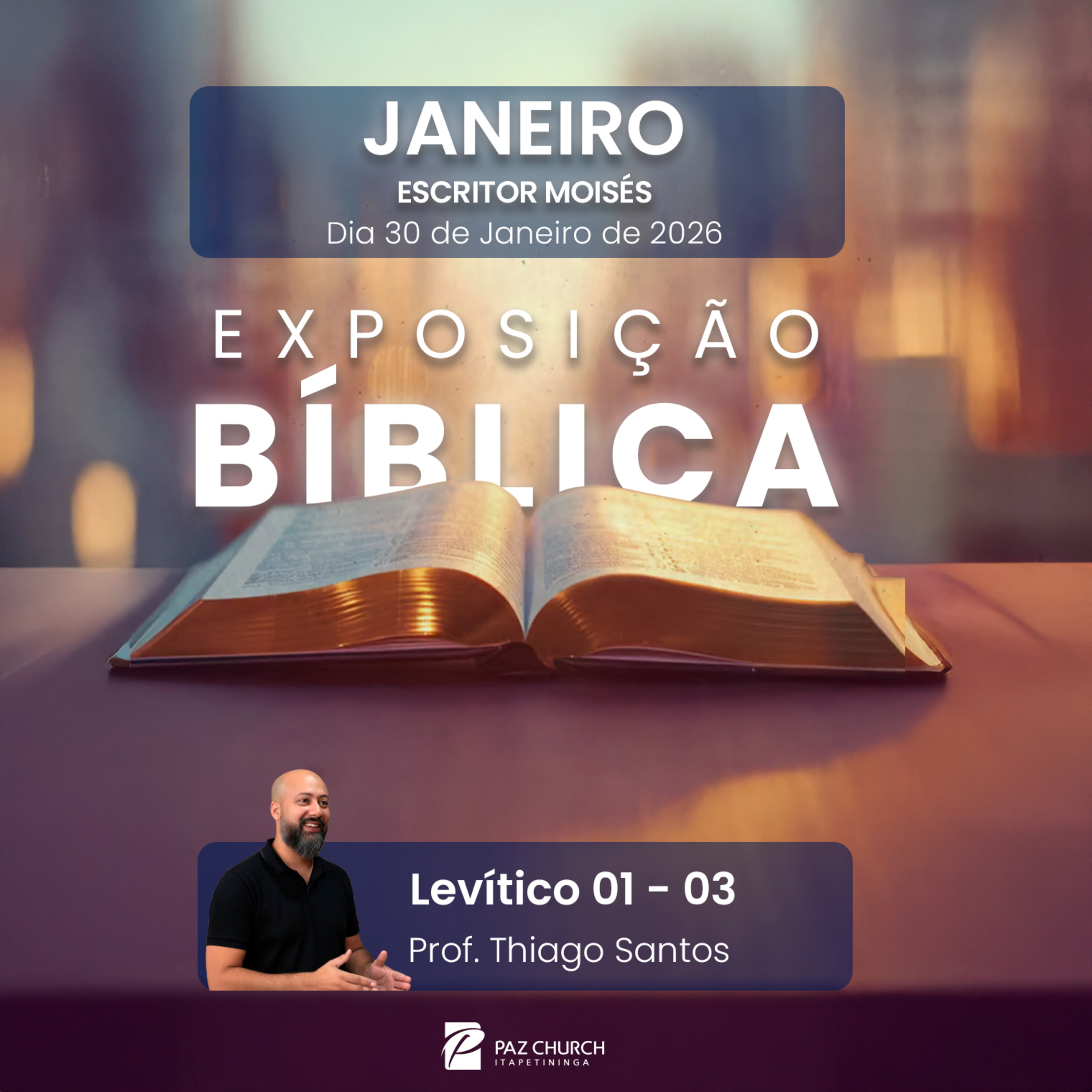 Exposição Bíblica - Levítico 01 - 03 episode artwork