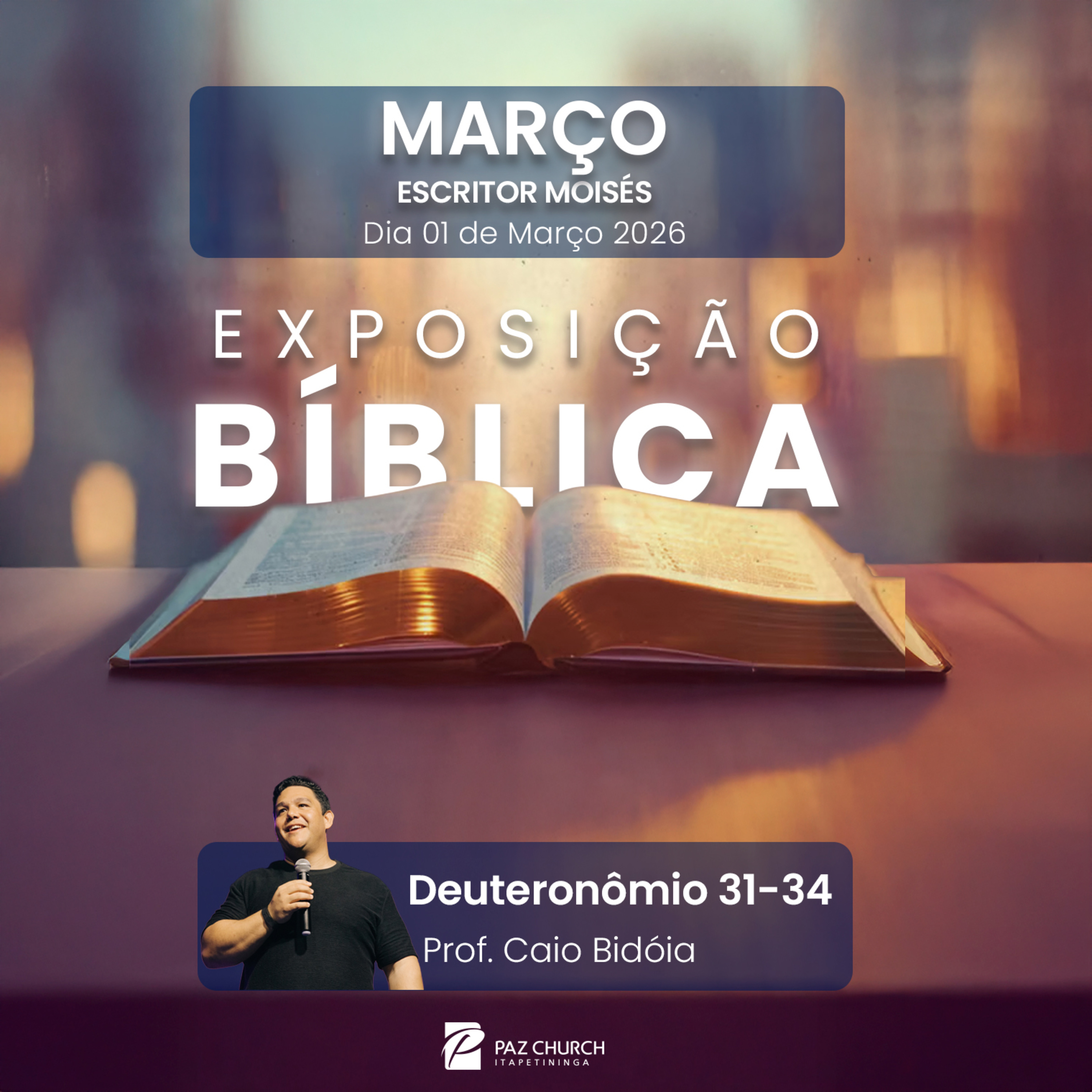 Exposição Bíblica - Deuteronômio 31 - 34 episode artwork
