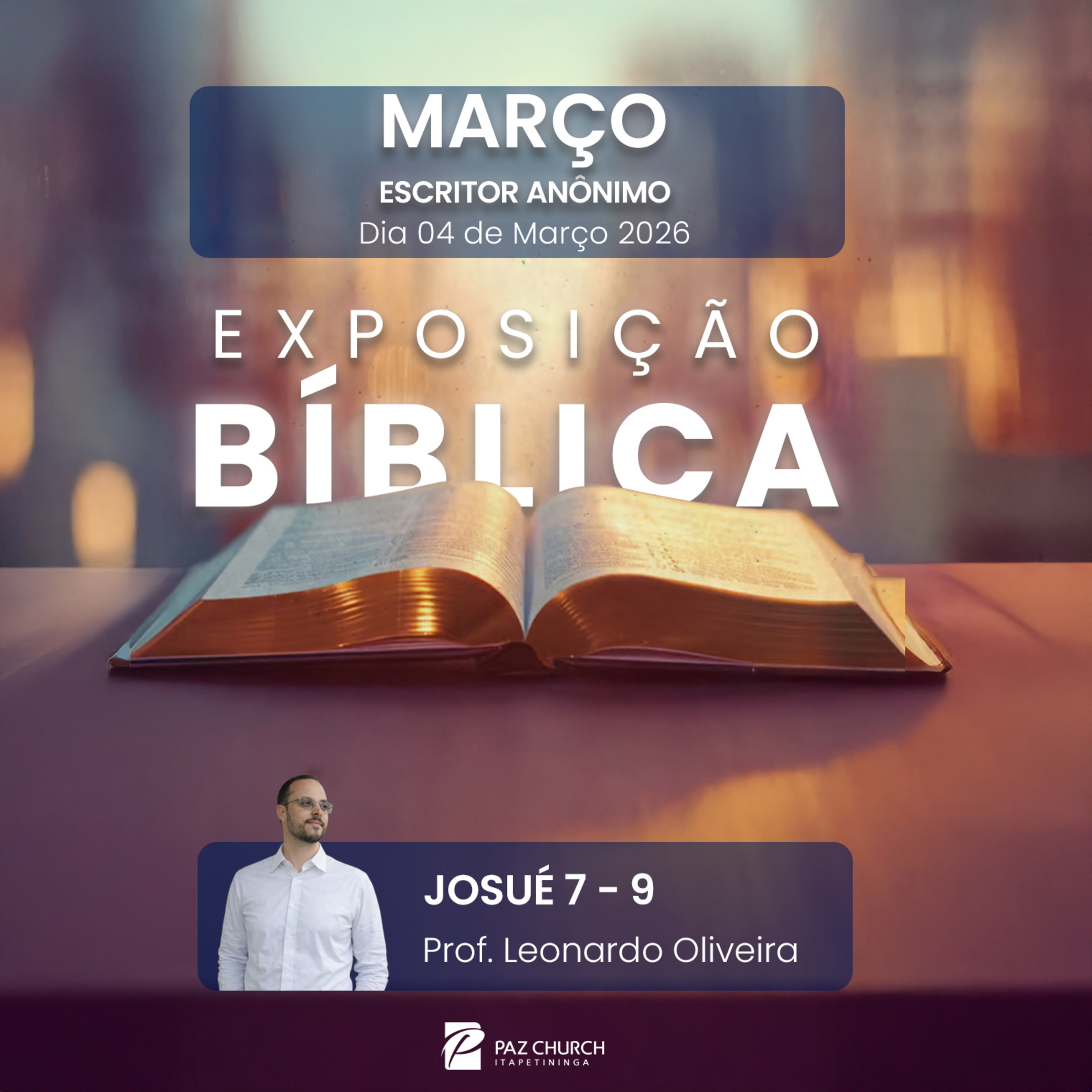 Exposição Bíblica - Josué 7 - 9 episode artwork