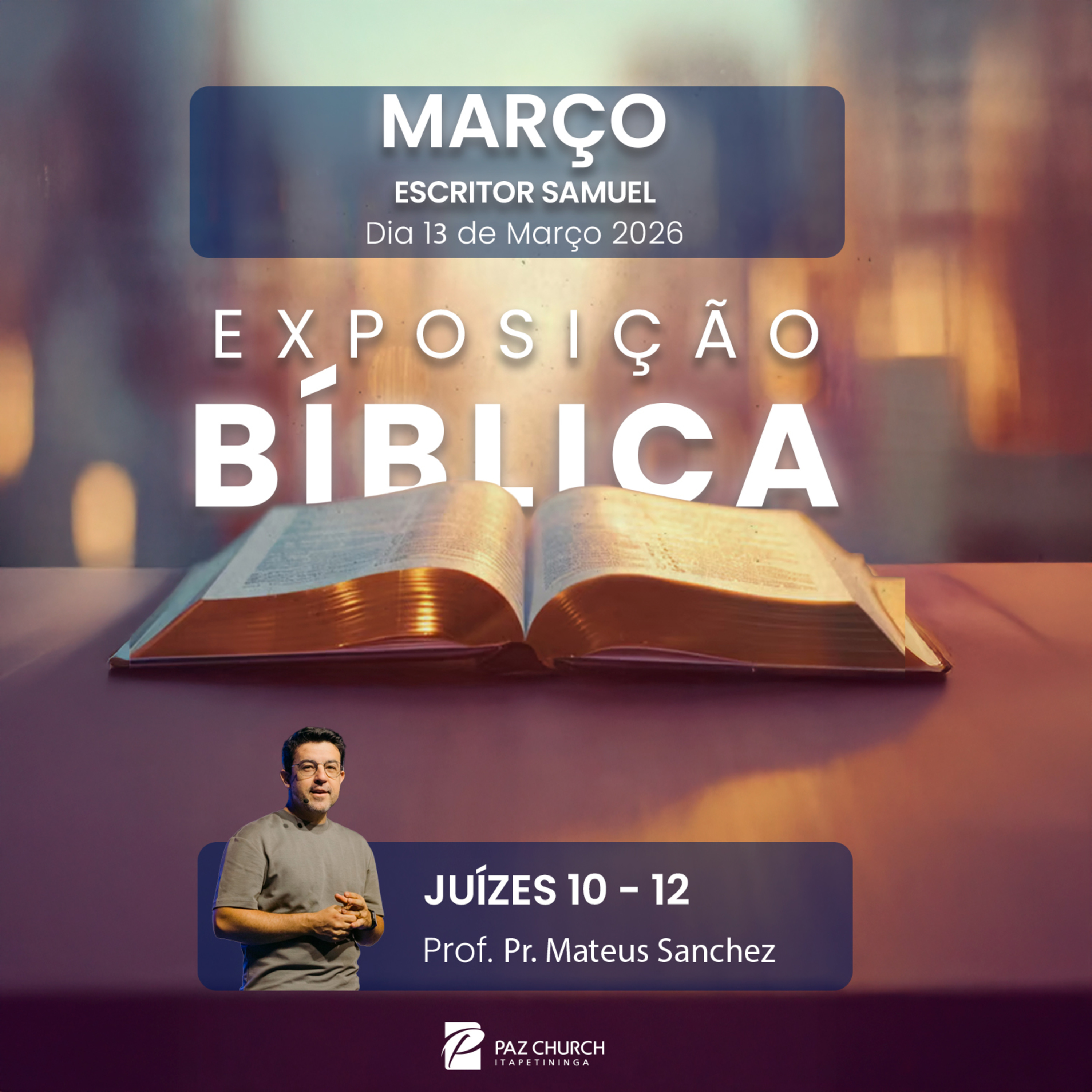 Exposição Bíblica - Juízes 10 - 12 episode artwork