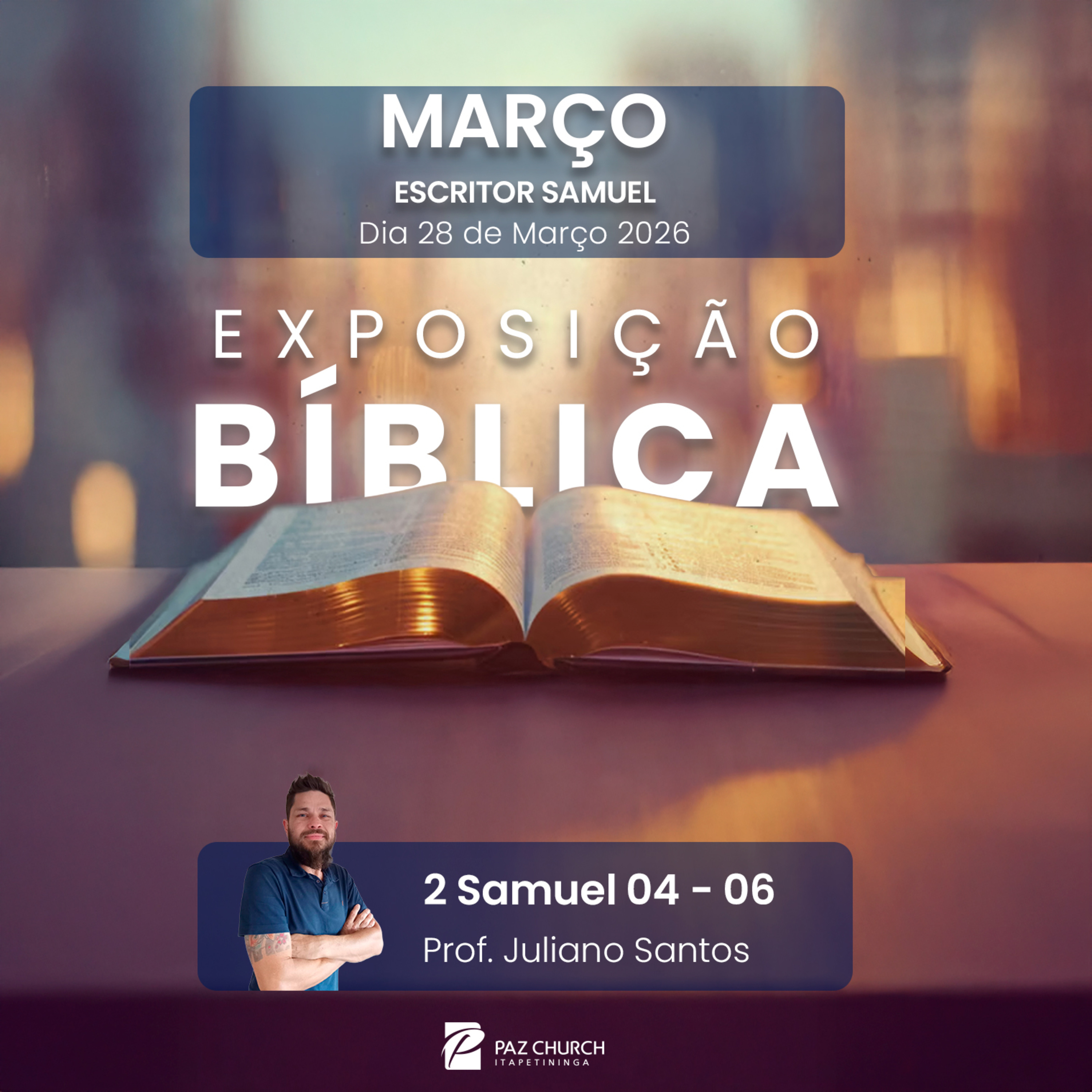 Exposição Bíblica - 2 Samuel 04 - 06 episode artwork
