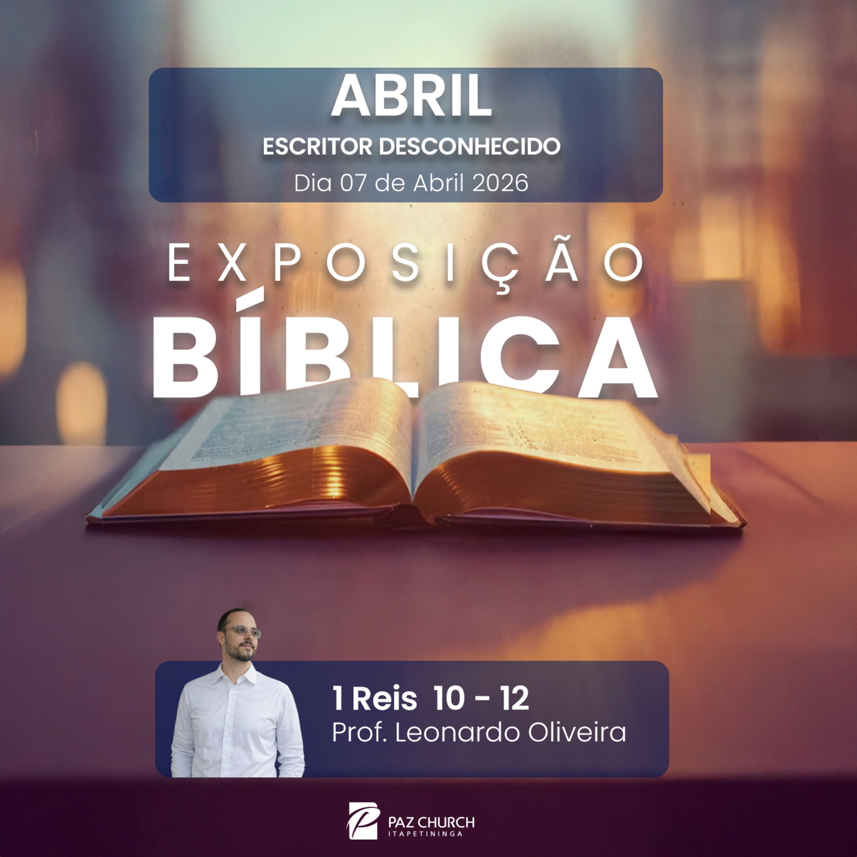 Exposição Bíblica - 1 Reis 10 - 12 episode artwork