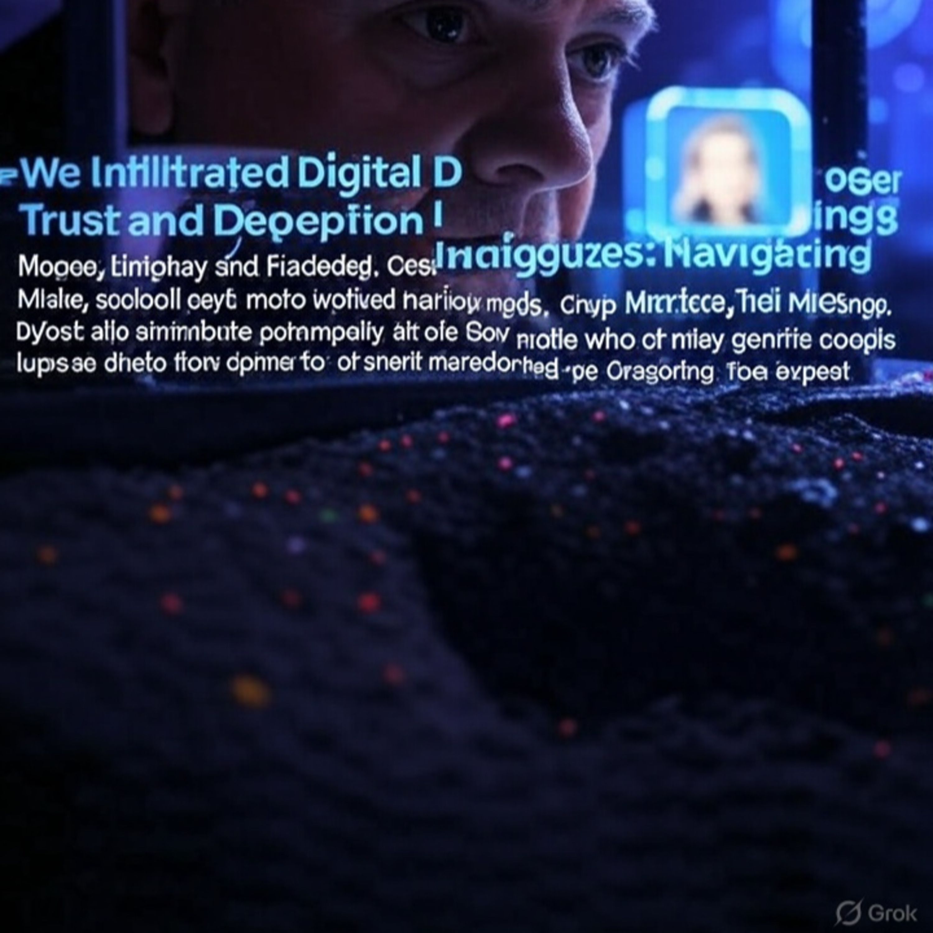 Unfiltered Digital Dialogues: Navigating Trust and Deception in a Connected Age