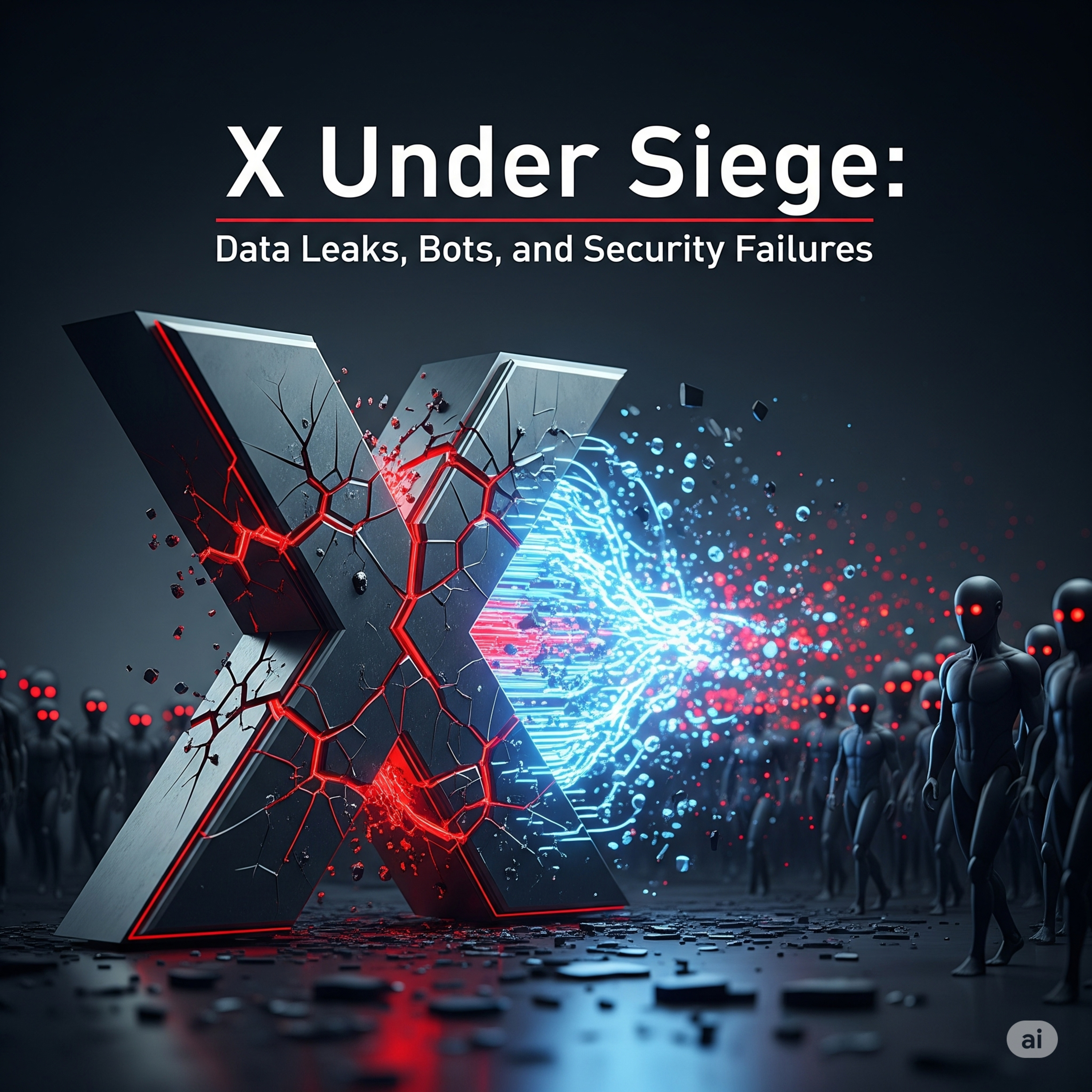 X Under Siege: Data Leaks, Bots, and Security Failures.
