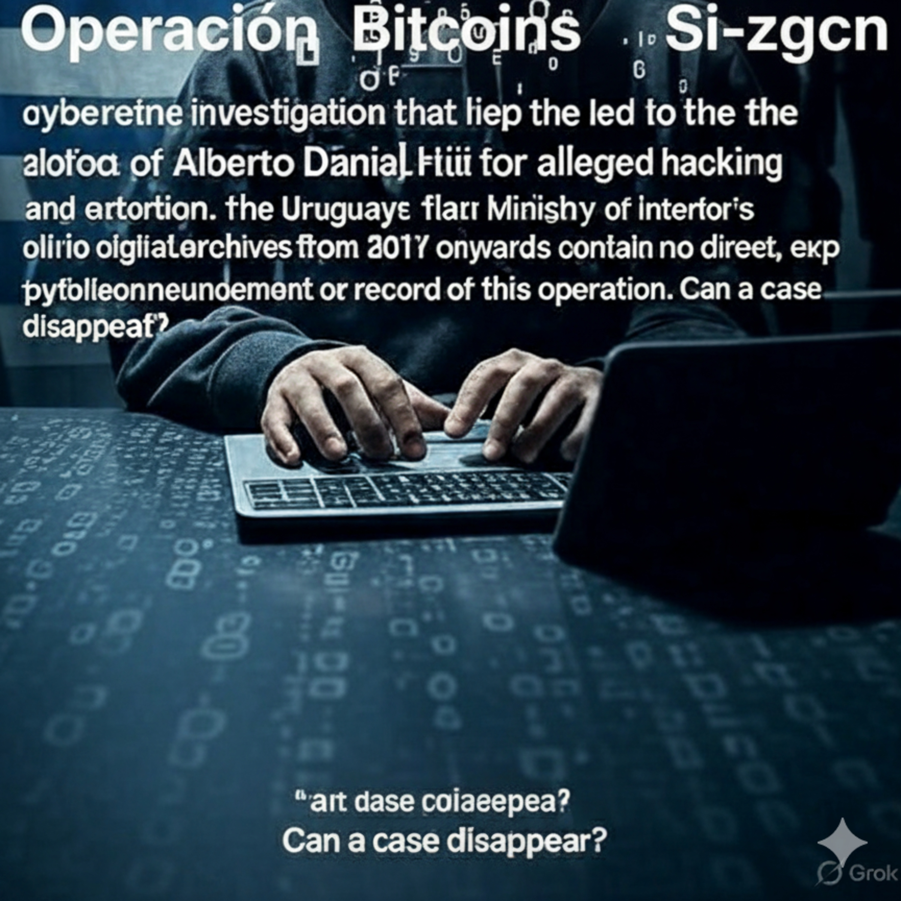 Can a mayor cybercrime disappear? What happens when the official story disappears?