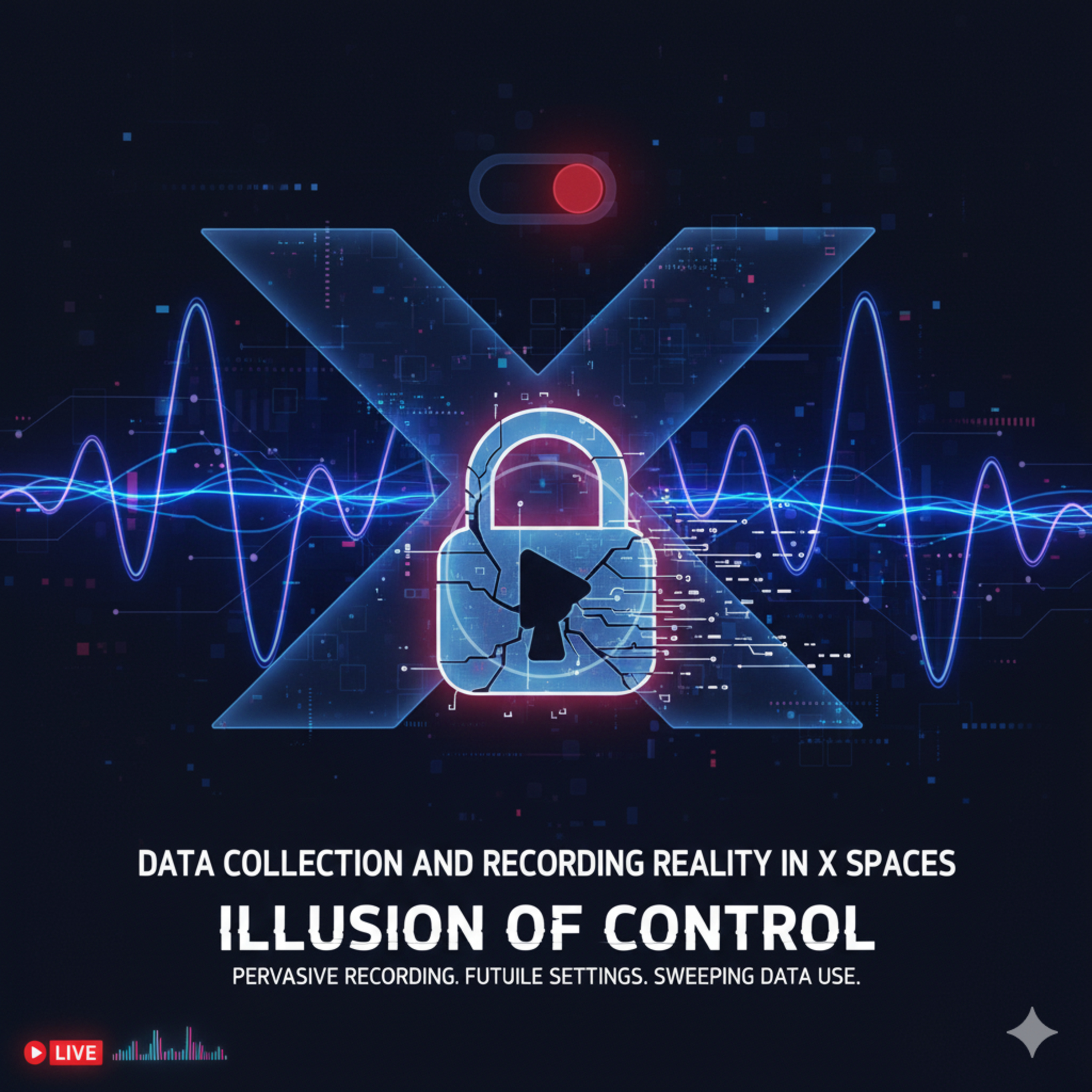 "The AI Is a Liar": An Analysis of a Live Dialogue on X Spaces Privacy and Pervasive Recording