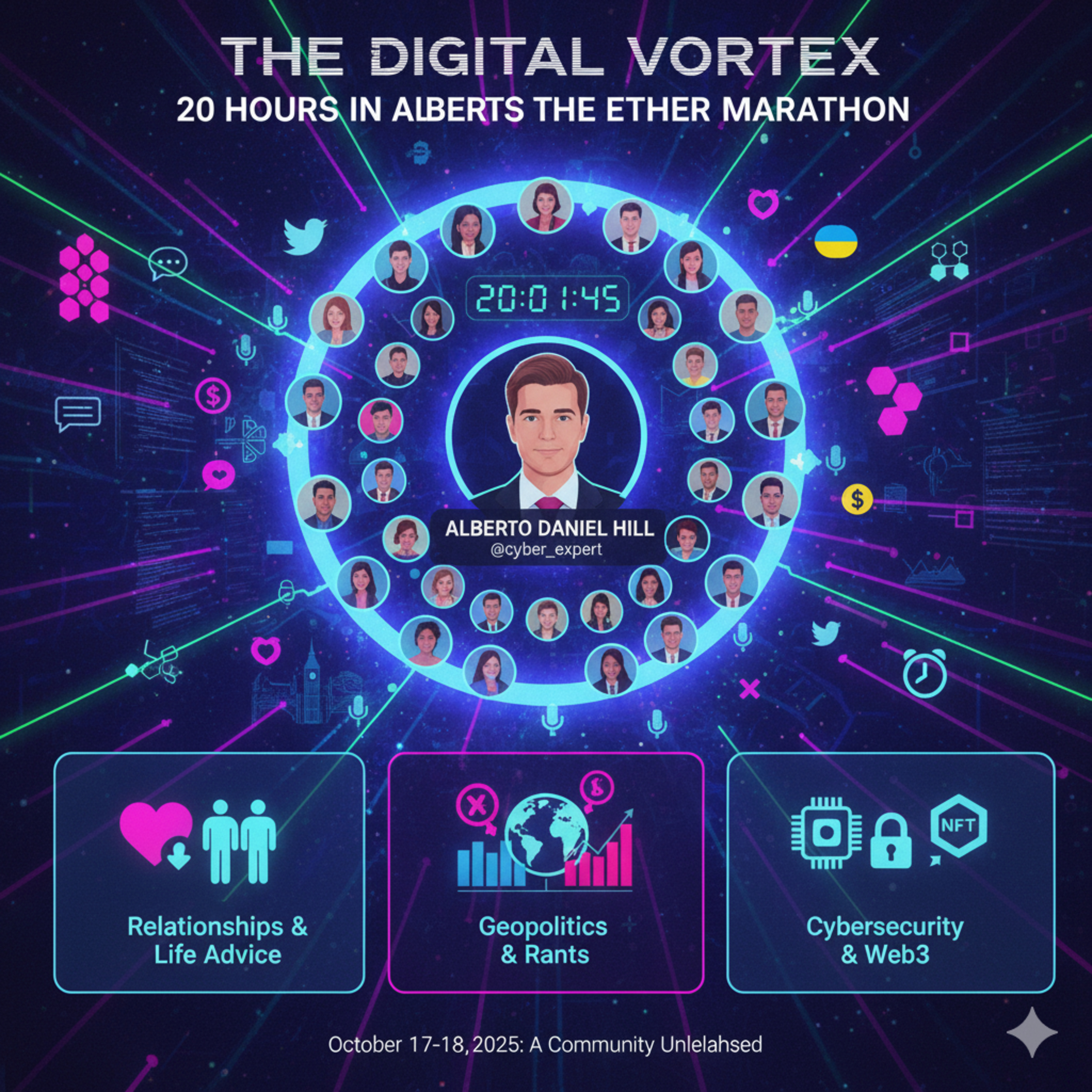 Analysis of Twitter Space: “Ecos del Pasado en la Era Digital”