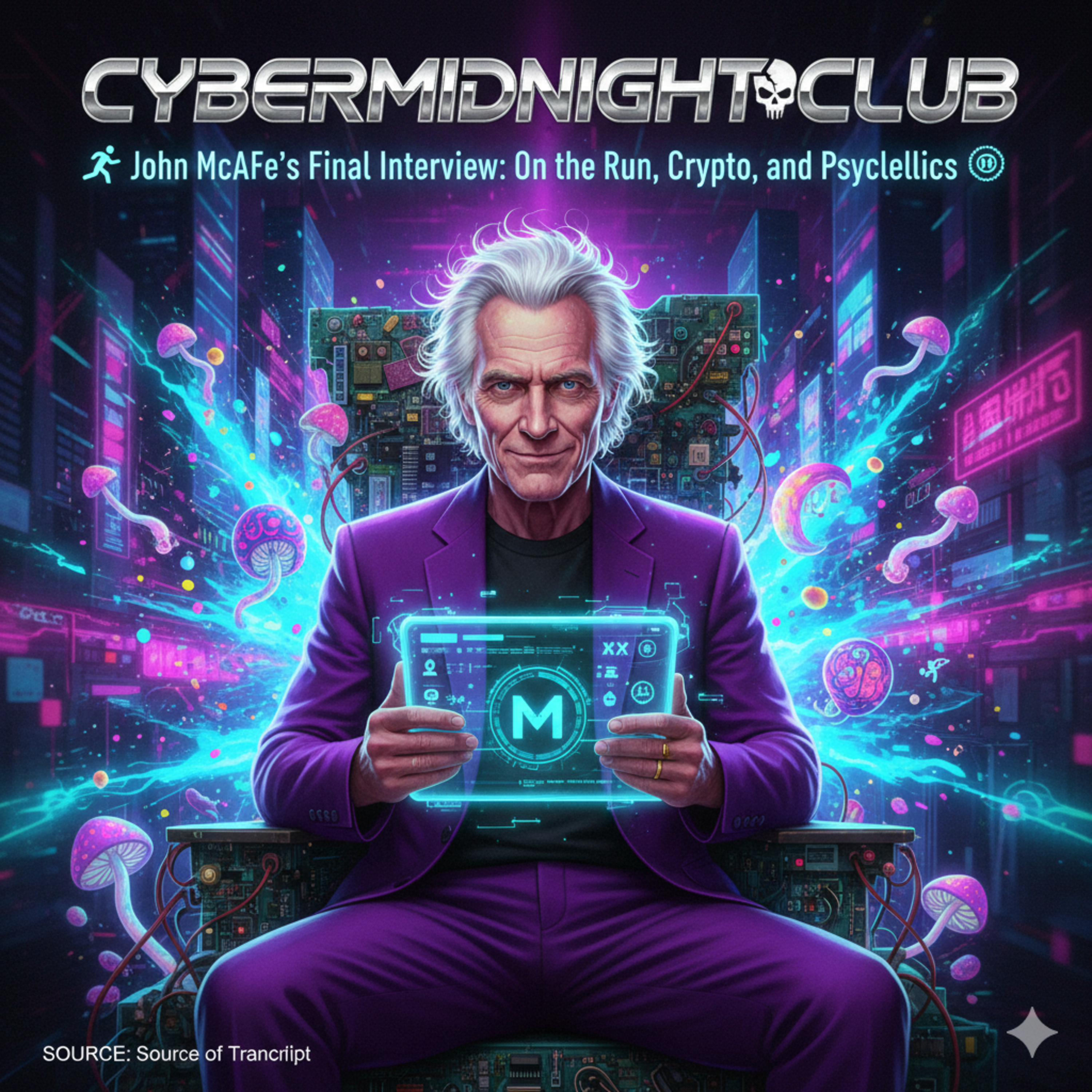 John McAfee's Final Interview: On the Run, Crypto, and Psychedelics.